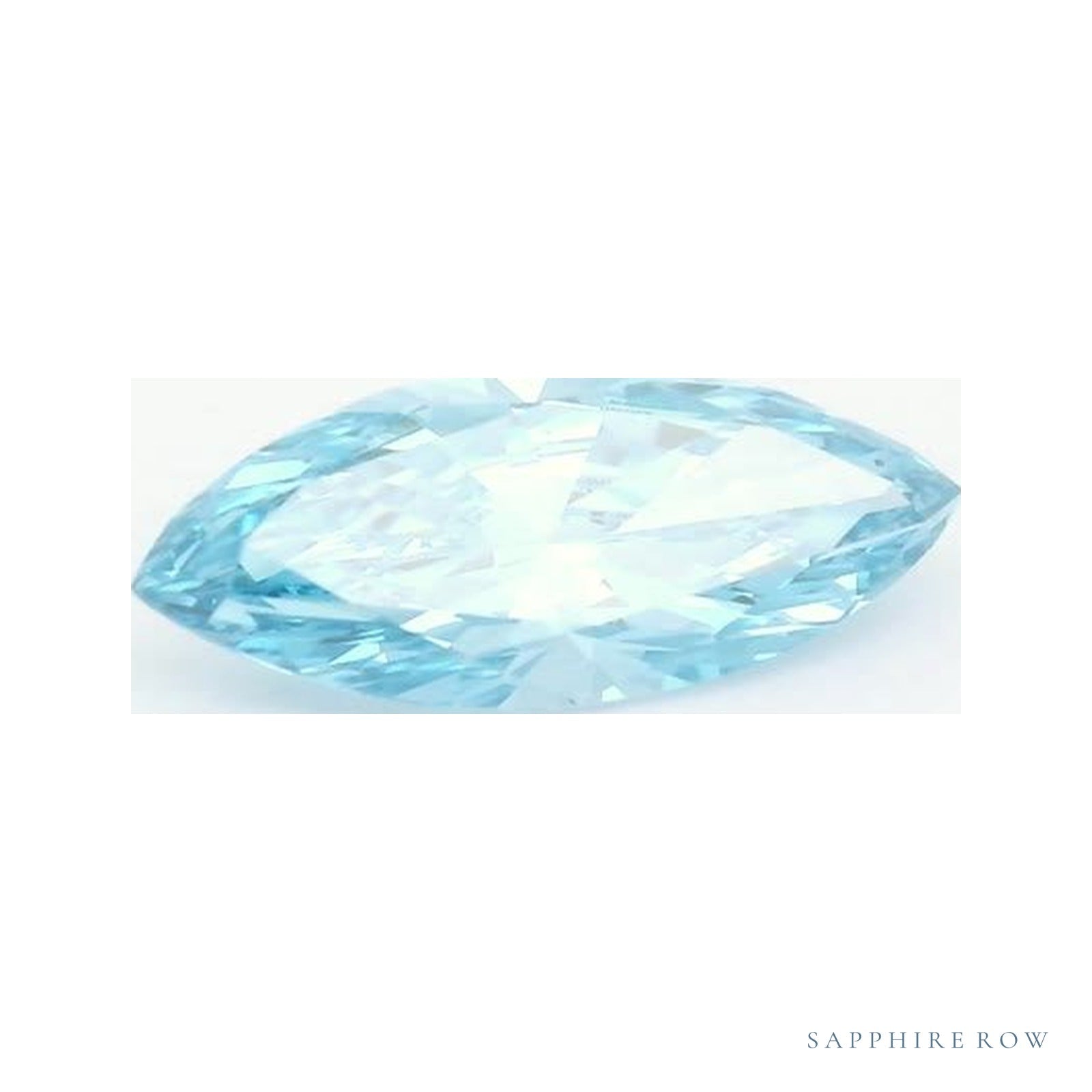 0.72 ct lab-grown fancy vivid blue diamond, marquise cut | Sapphire Row · cut4