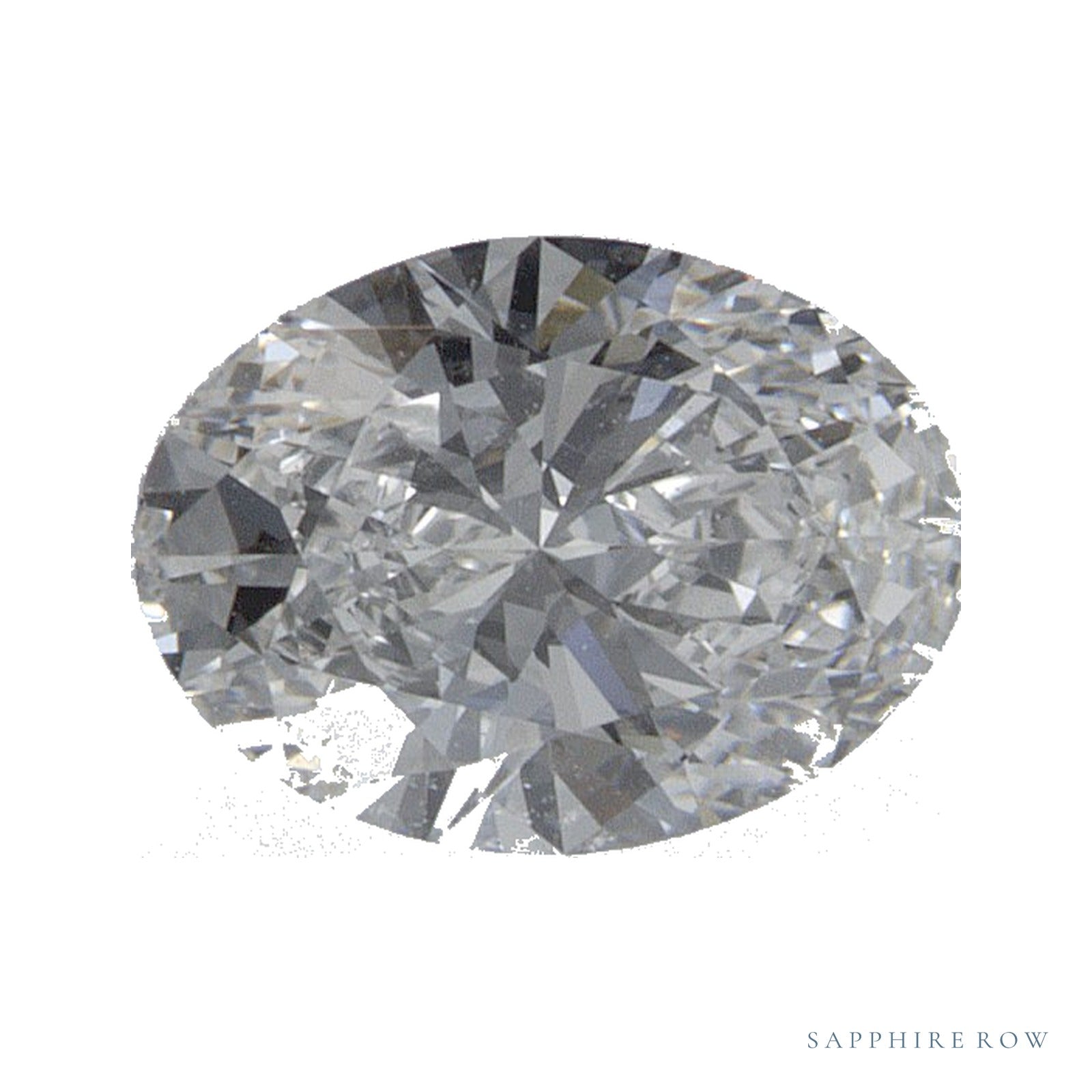 0.72 ct lab-grown diamond, oval cut | Sapphire Row · cut4