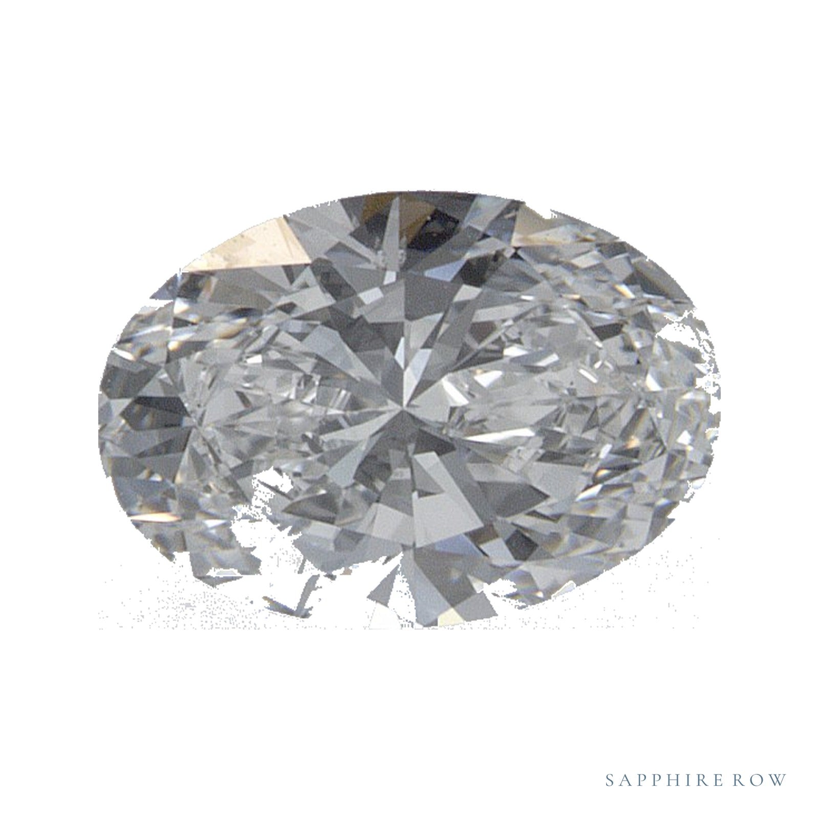 0.72 ct lab-grown diamond, oval cut | Sapphire Row · cut4