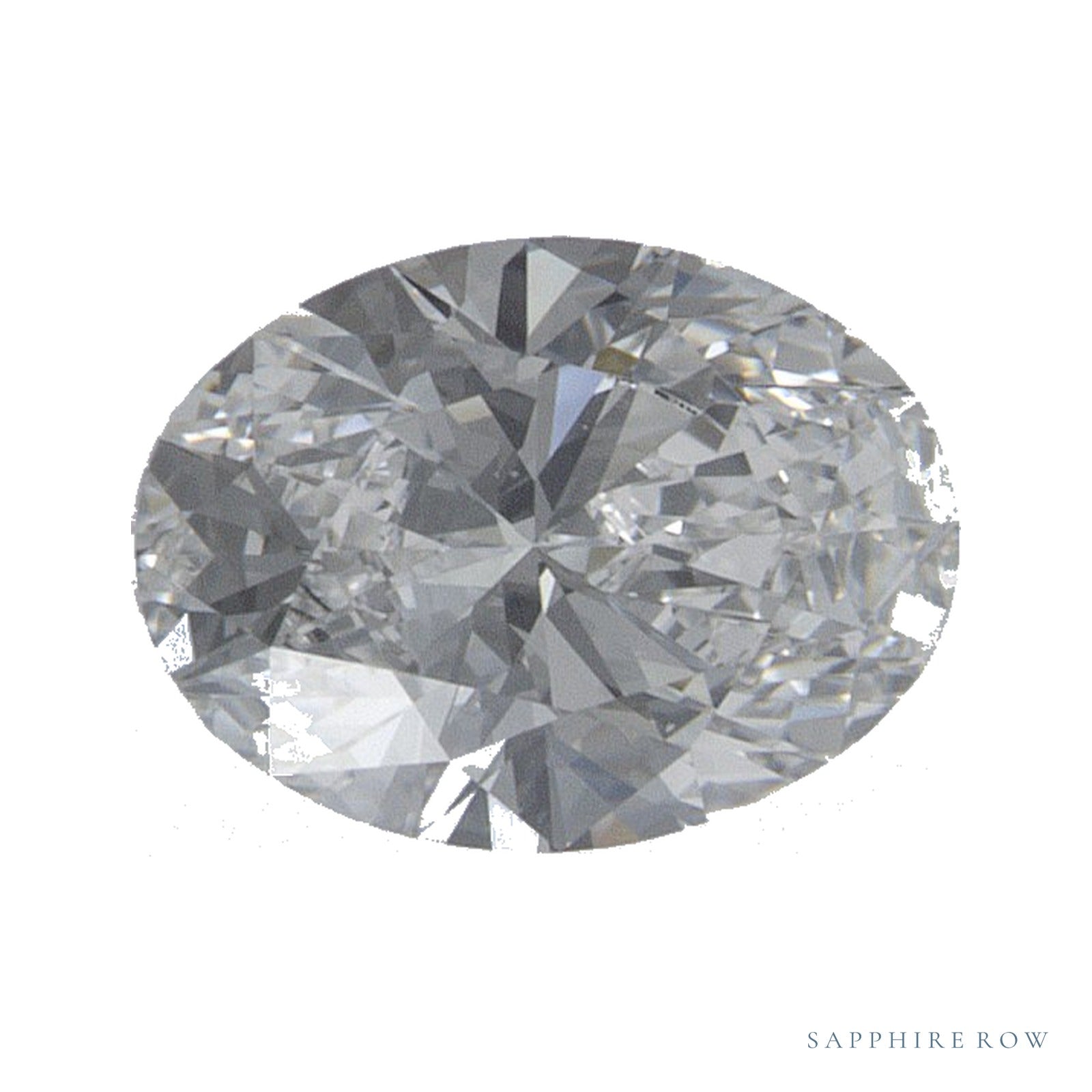 0.72 ct lab-grown diamond, oval cut | Sapphire Row · cut4
