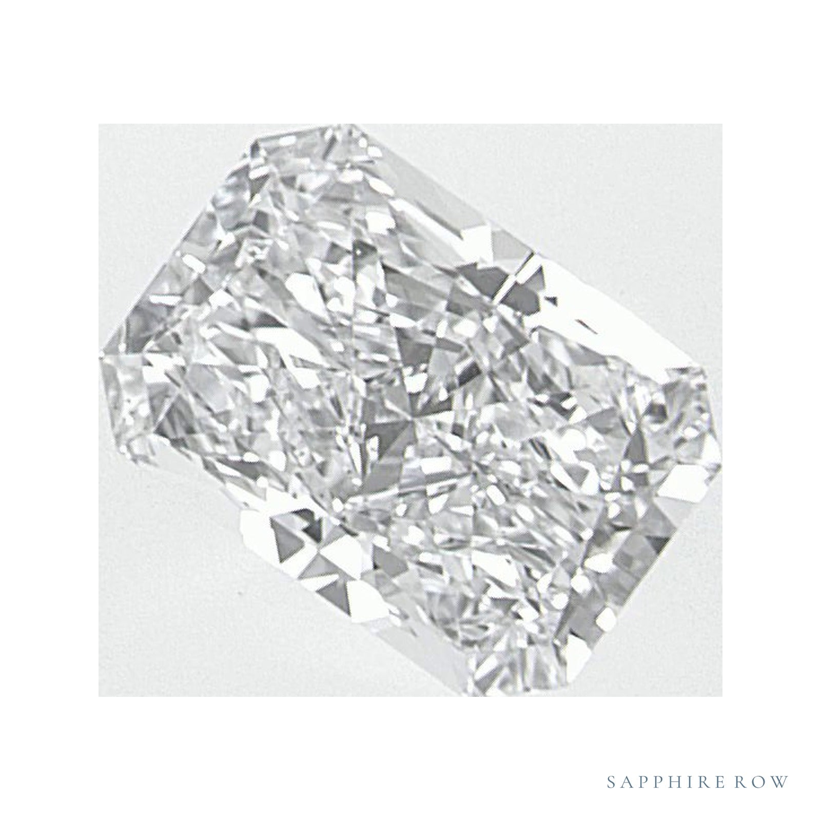 0.72 ct lab-grown diamond, radiant cut | Sapphire Row · cut4