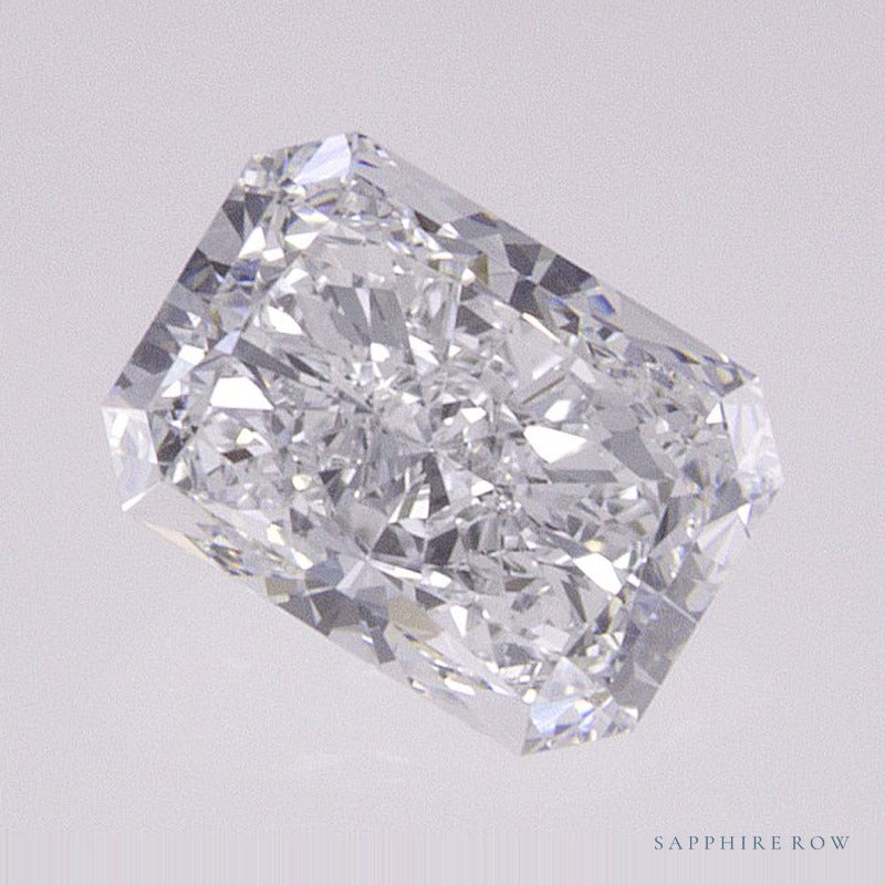 0.72 ct lab-grown diamond, radiant cut | Sapphire Row · cut7