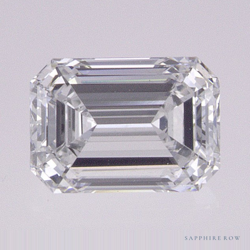 0.71 ct natural diamond, emerald cut | Sapphire Row · cut6