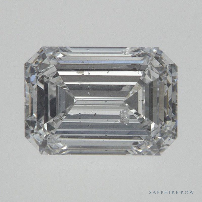 0.71 ct natural diamond, emerald cut | Sapphire Row · cut6
