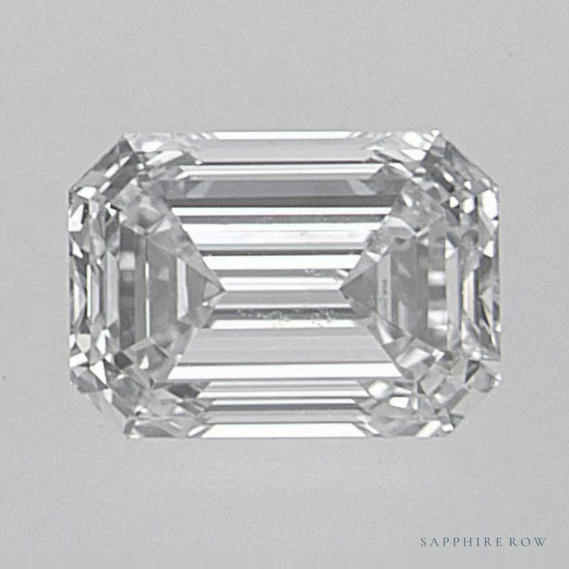 0.71 ct natural diamond, emerald cut | Sapphire Row · cut7