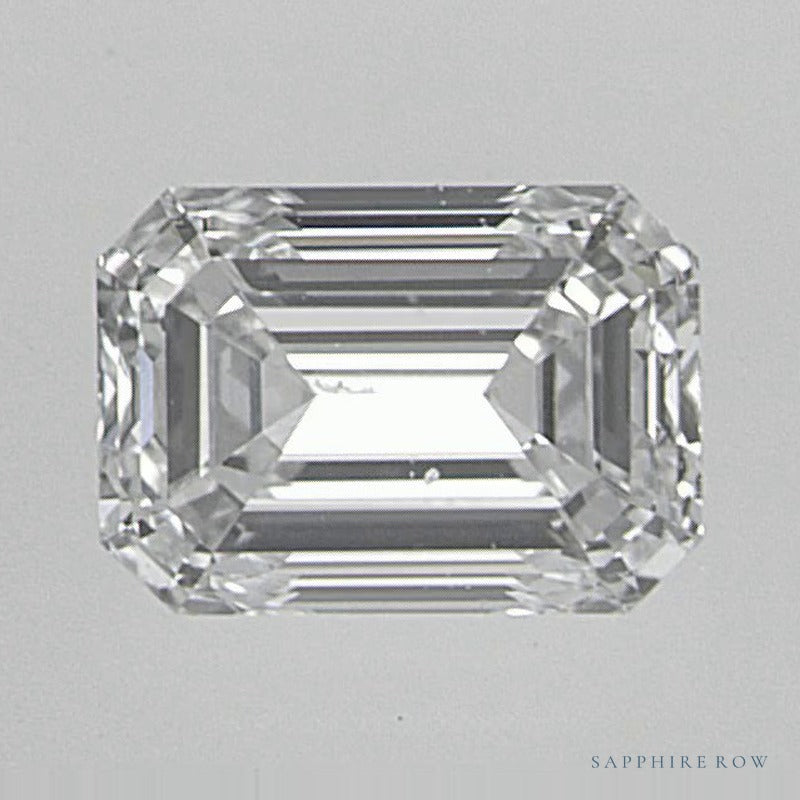 0.71 ct natural diamond, emerald cut | Sapphire Row · cut7