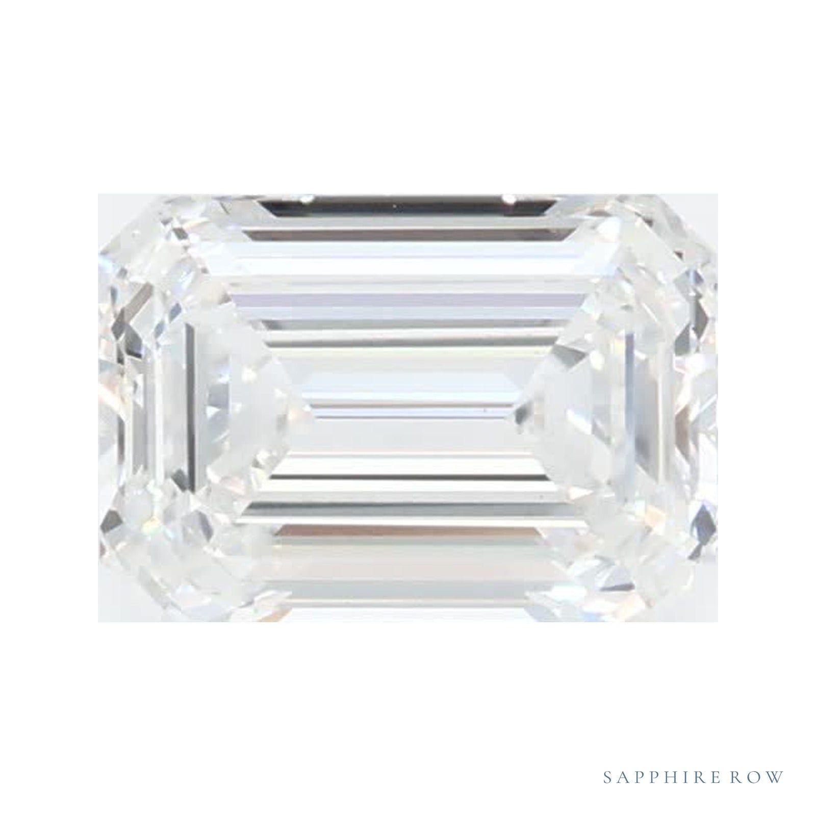 0.71 ct lab-grown diamond, emerald cut | Sapphire Row · cut4