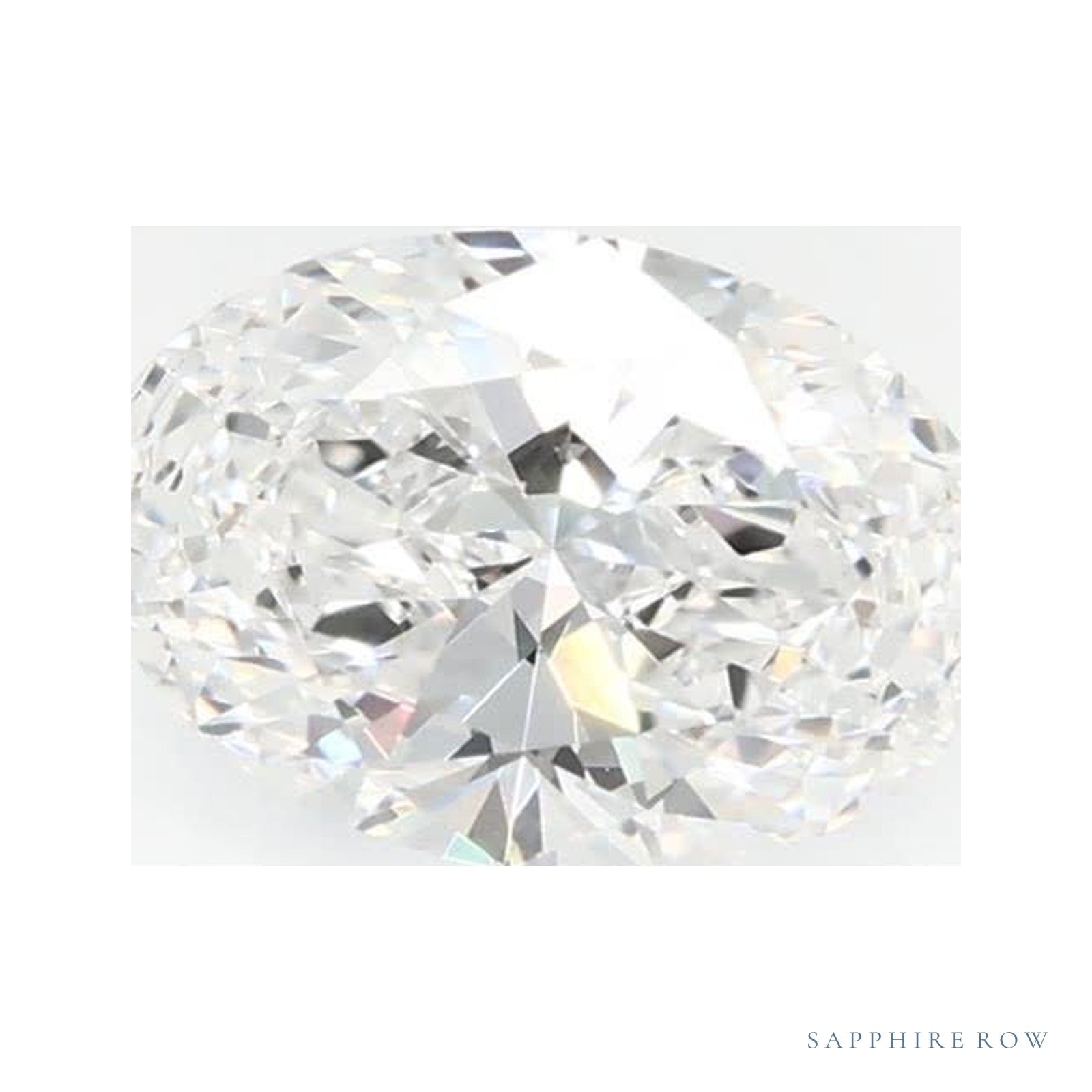 0.71 ct lab-grown diamond, oval cut | Sapphire Row · cut4