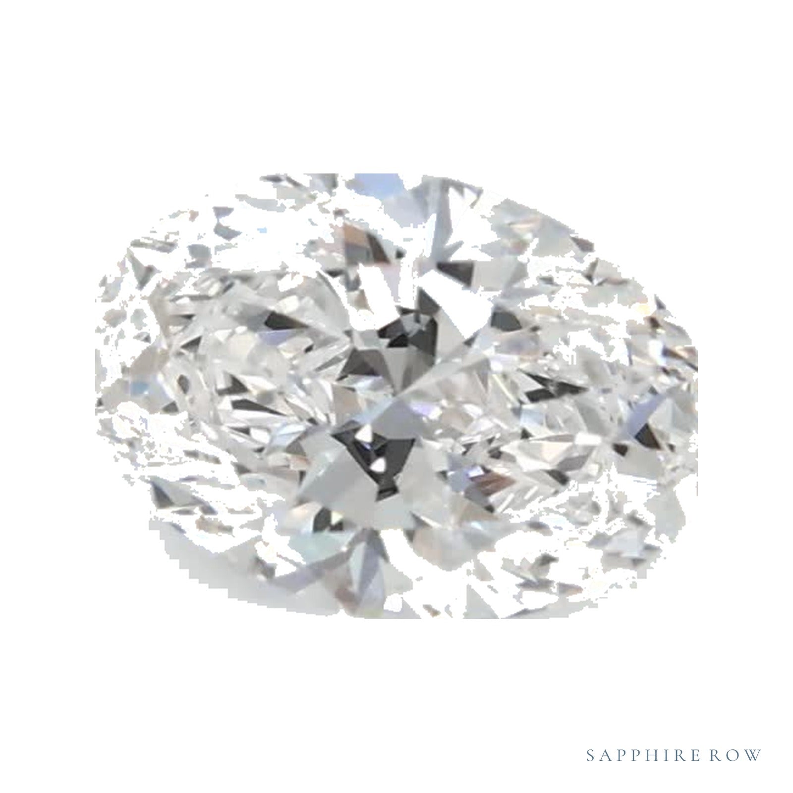0.71 ct lab-grown diamond, oval cut | Sapphire Row · cut4