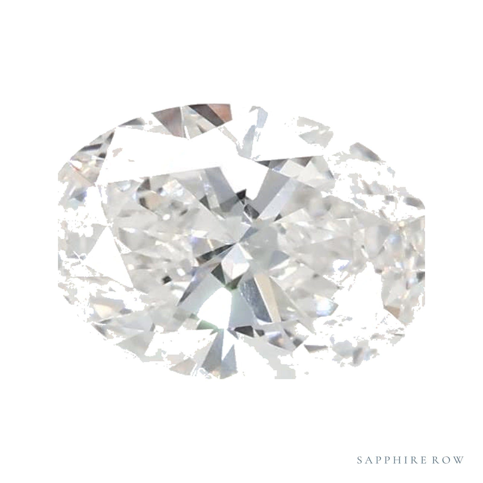 0.71 ct lab-grown diamond, oval cut | Sapphire Row · cut4