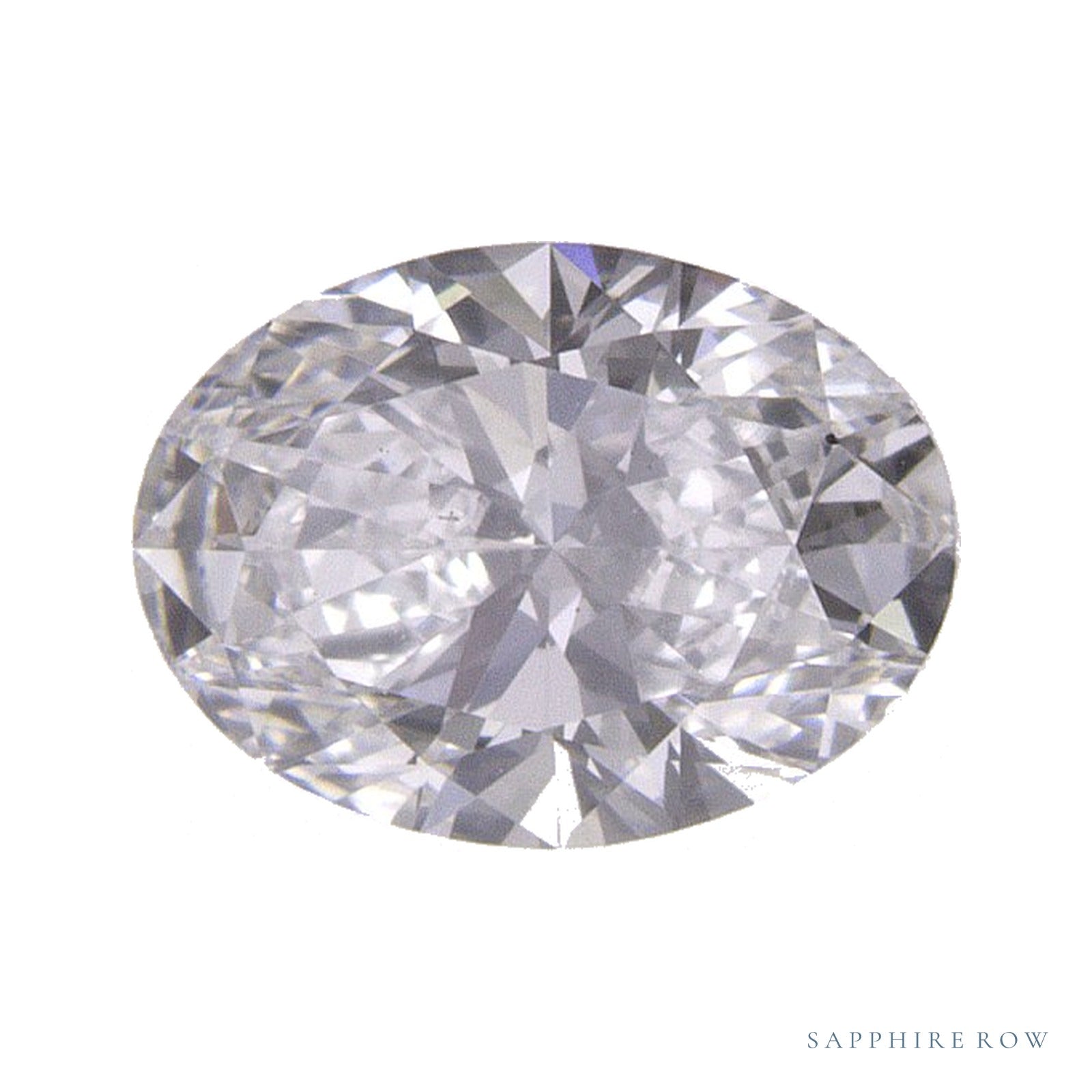 0.71 ct lab-grown diamond, oval cut | Sapphire Row · cut4
