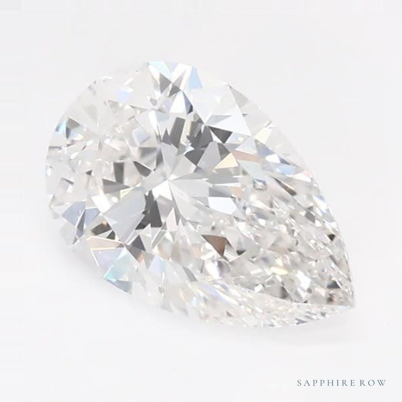 0.71 ct lab-grown diamond, pear cut | Sapphire Row · cut7