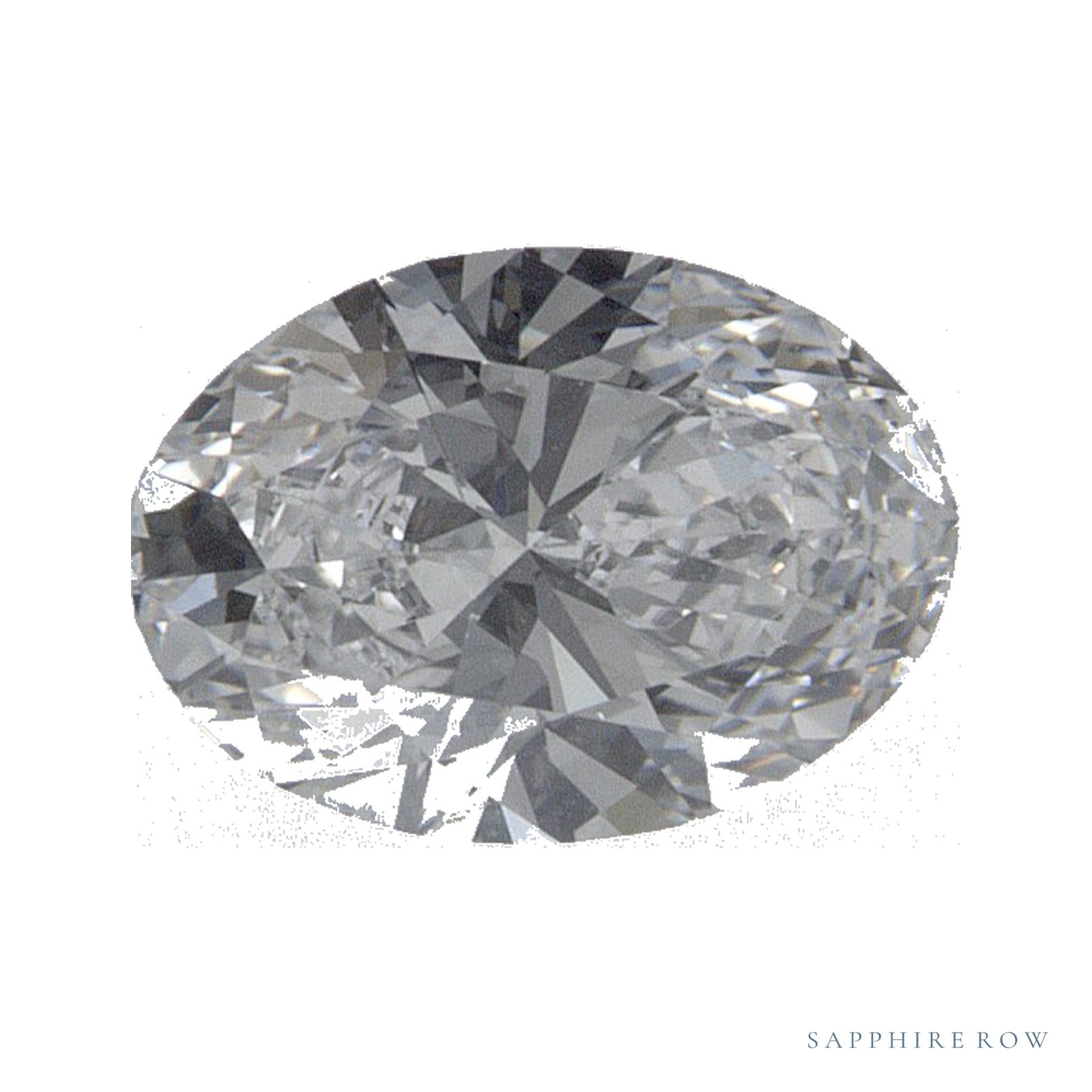0.71 ct lab-grown diamond, oval cut | Sapphire Row · cut4
