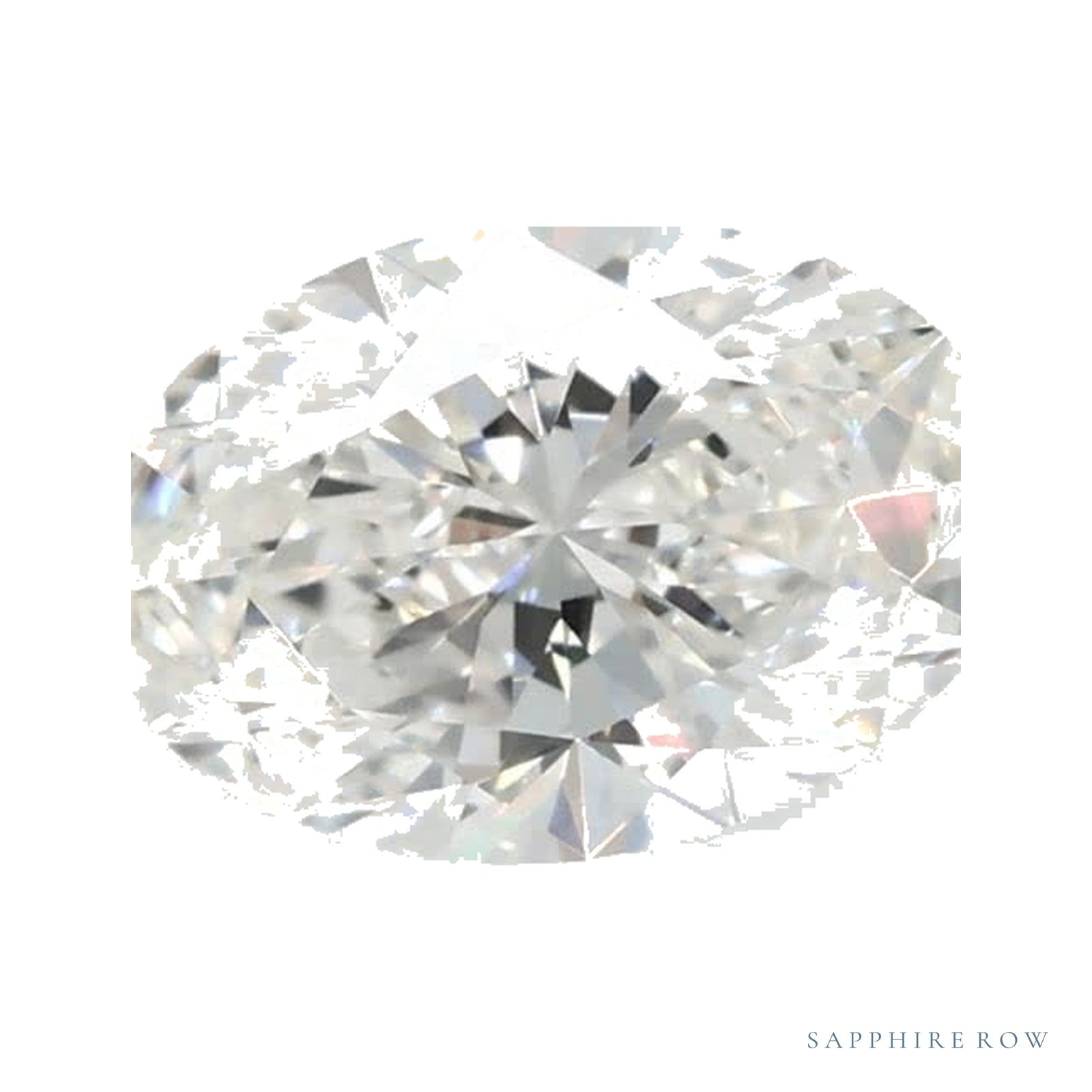 0.71 ct lab-grown diamond, oval cut | Sapphire Row · cut4