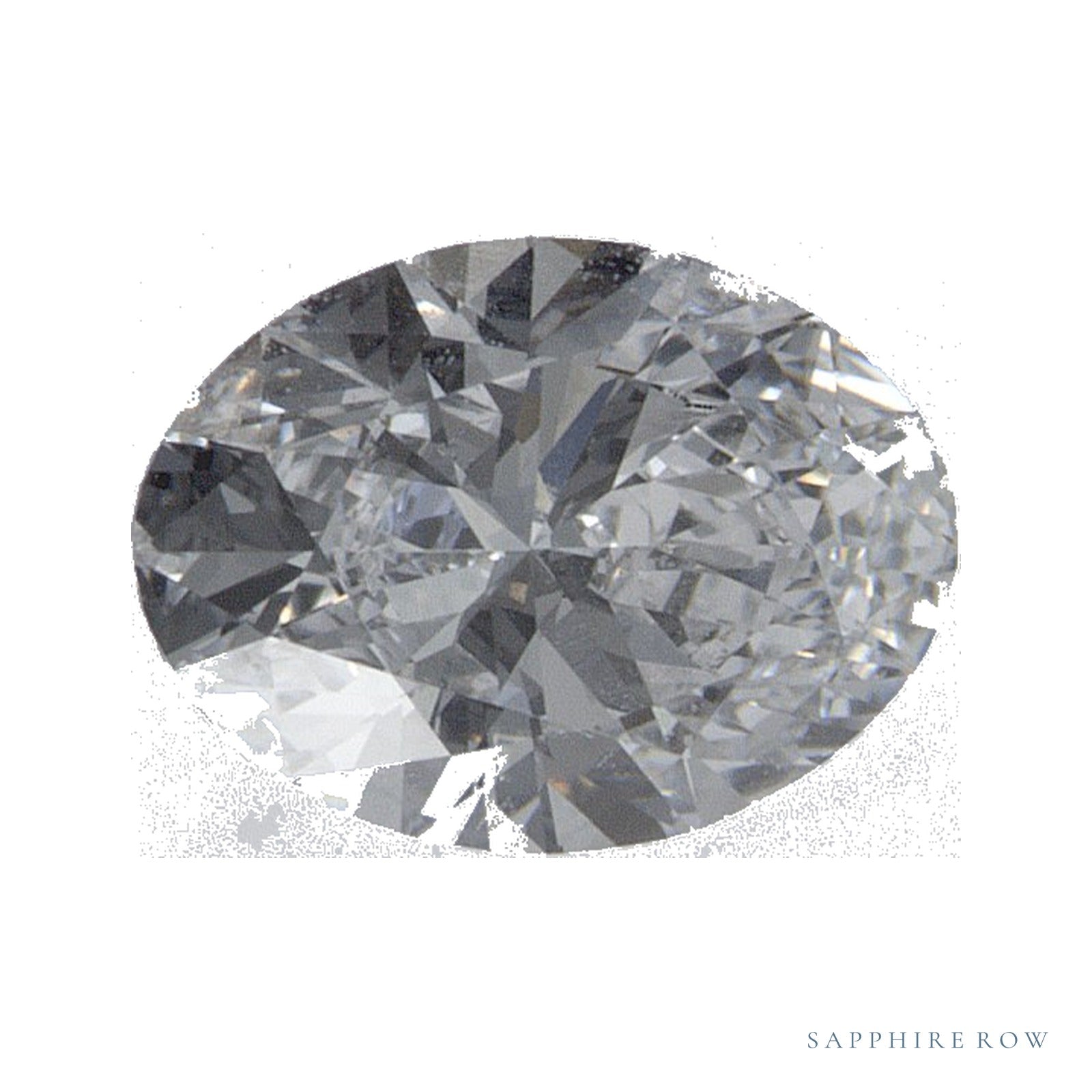 0.71 ct lab-grown diamond, oval cut | Sapphire Row · cut4