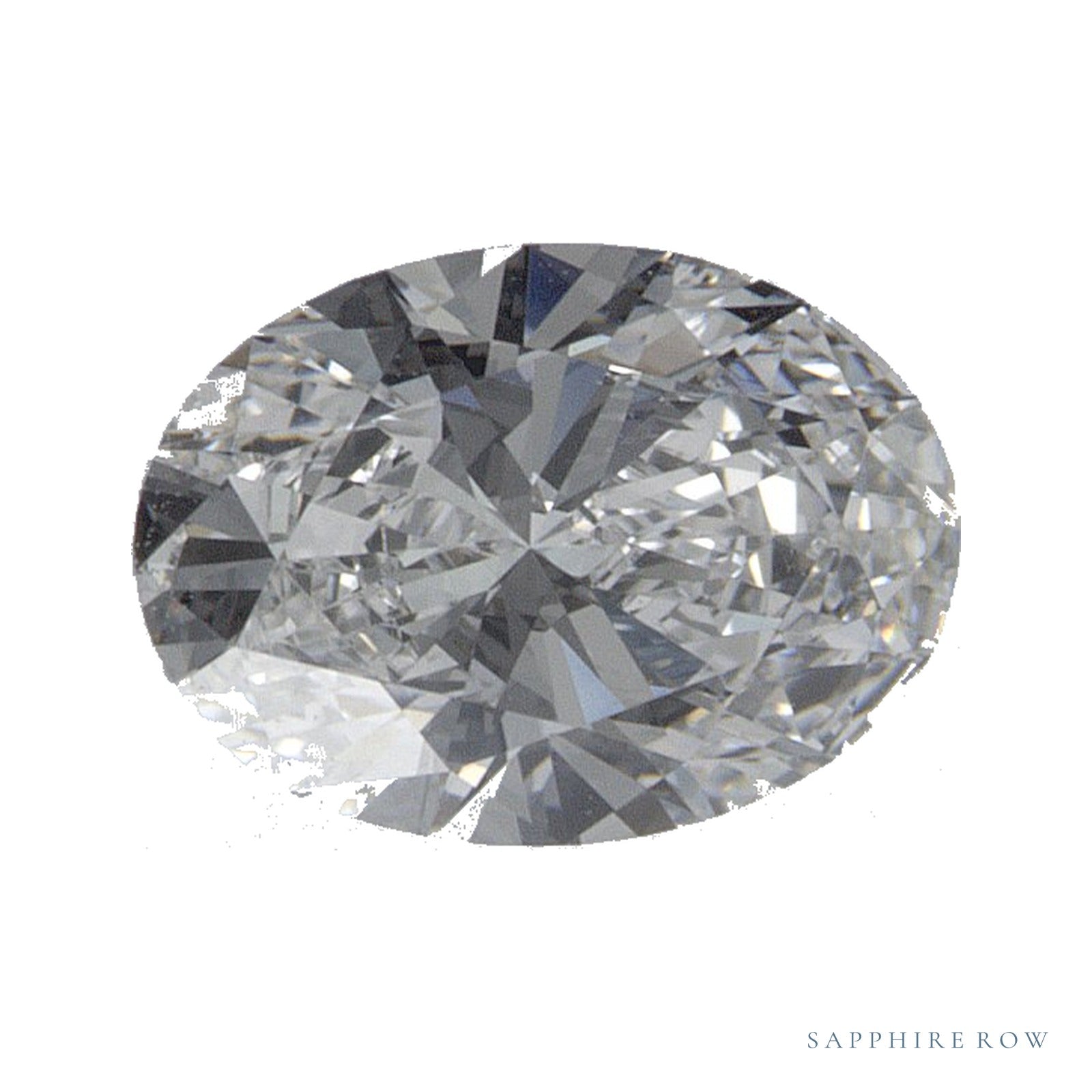 0.71 ct lab-grown diamond, oval cut | Sapphire Row · cut4