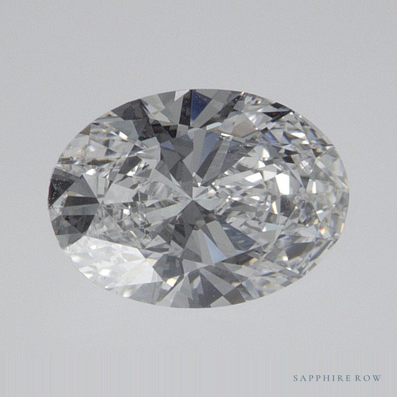 0.71 ct lab-grown diamond, oval cut | Sapphire Row · cut7
