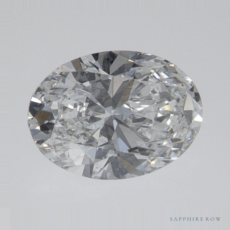 0.71 ct lab-grown diamond, oval cut | Sapphire Row · cut7