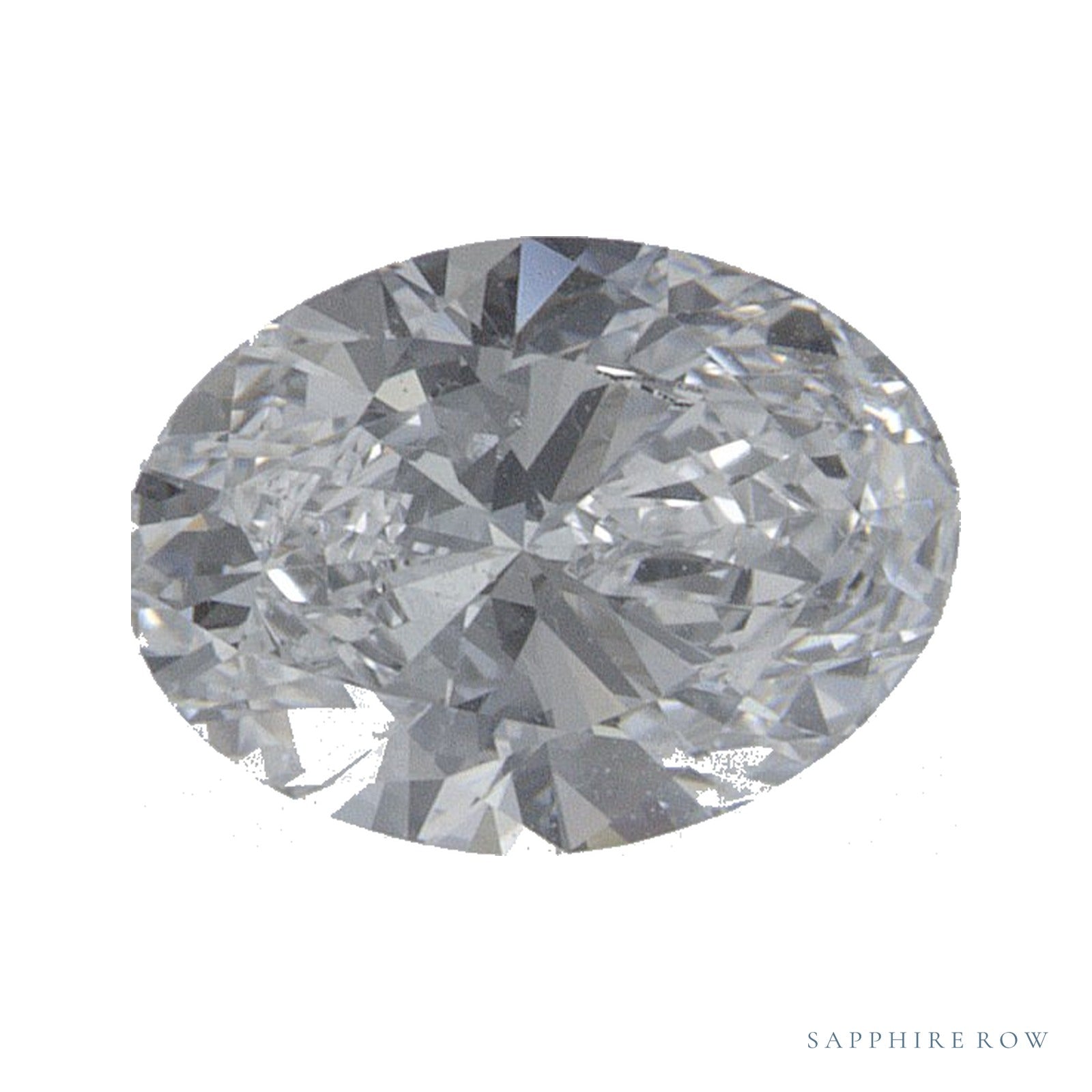 0.71 ct lab-grown diamond, oval cut | Sapphire Row · cut4