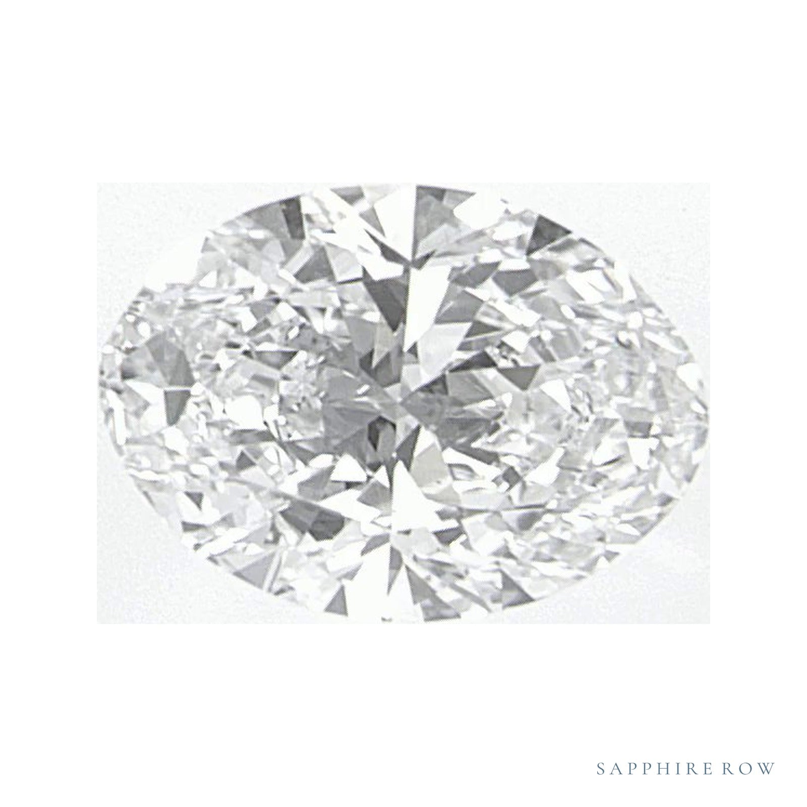 0.70 ct natural diamond, oval cut | Sapphire Row · cut4