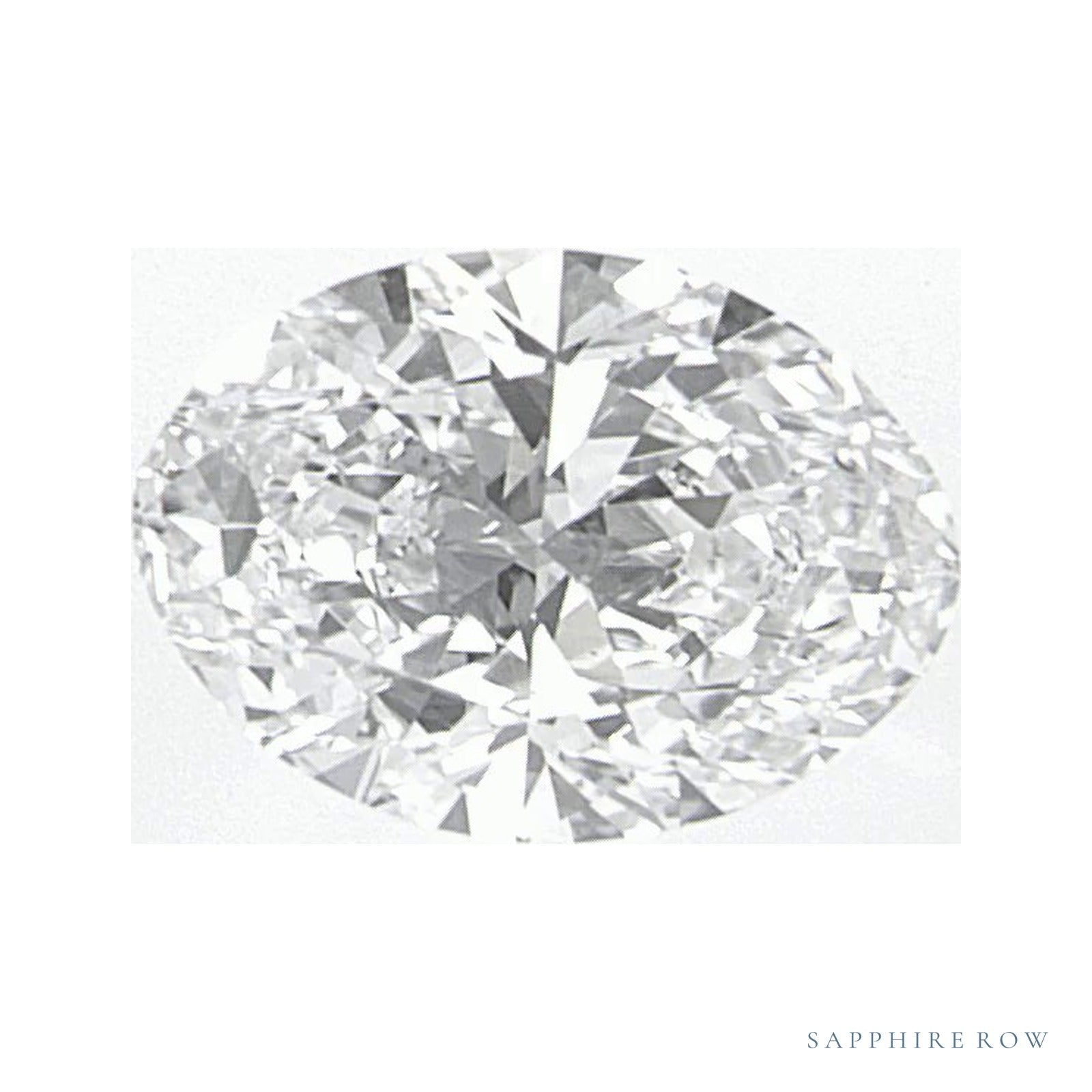 0.70 ct natural diamond, oval cut | Sapphire Row · cut4