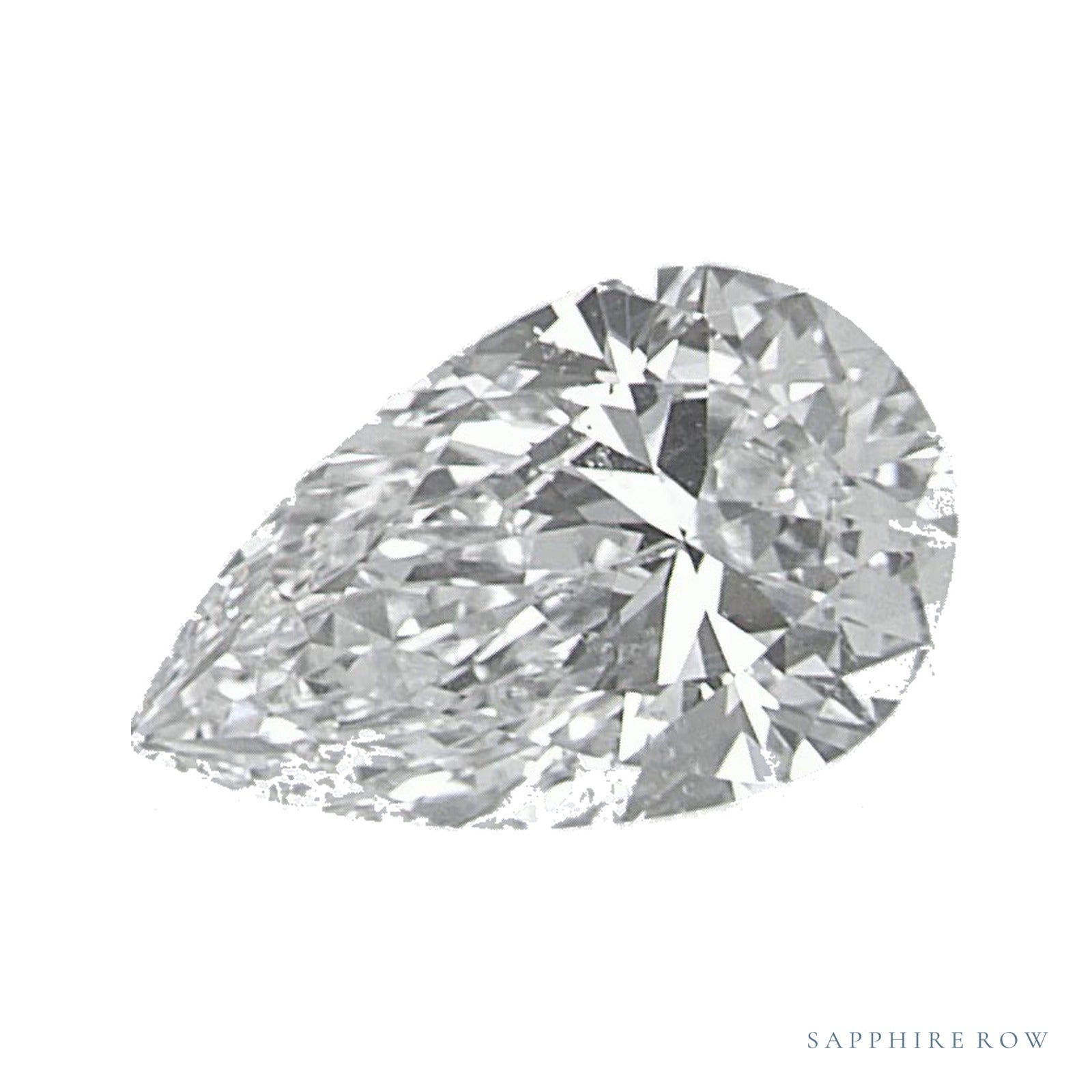0.70 ct natural diamond, pear cut | Sapphire Row · cut4