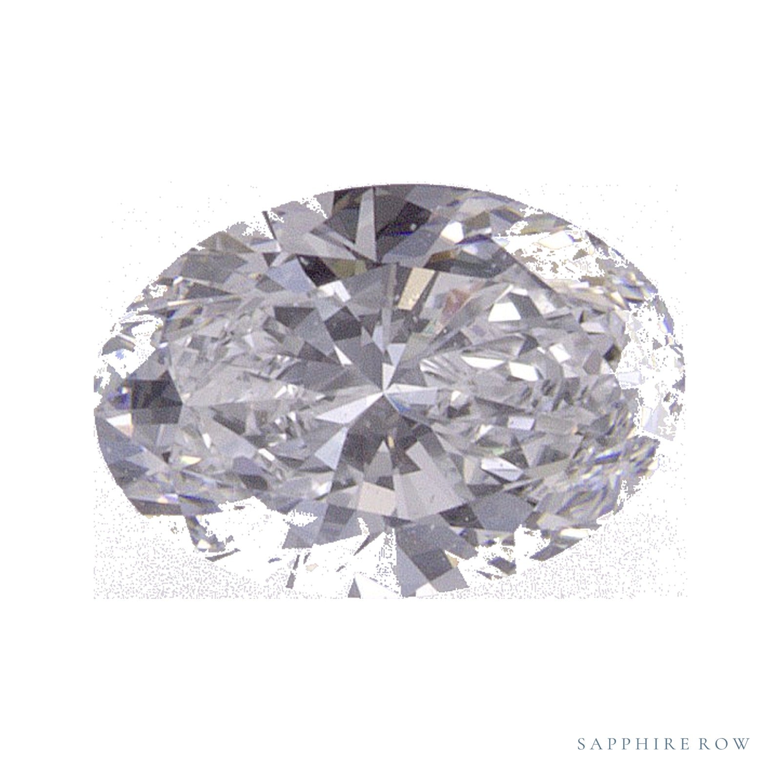0.70 ct natural diamond, oval cut | Sapphire Row · cut4