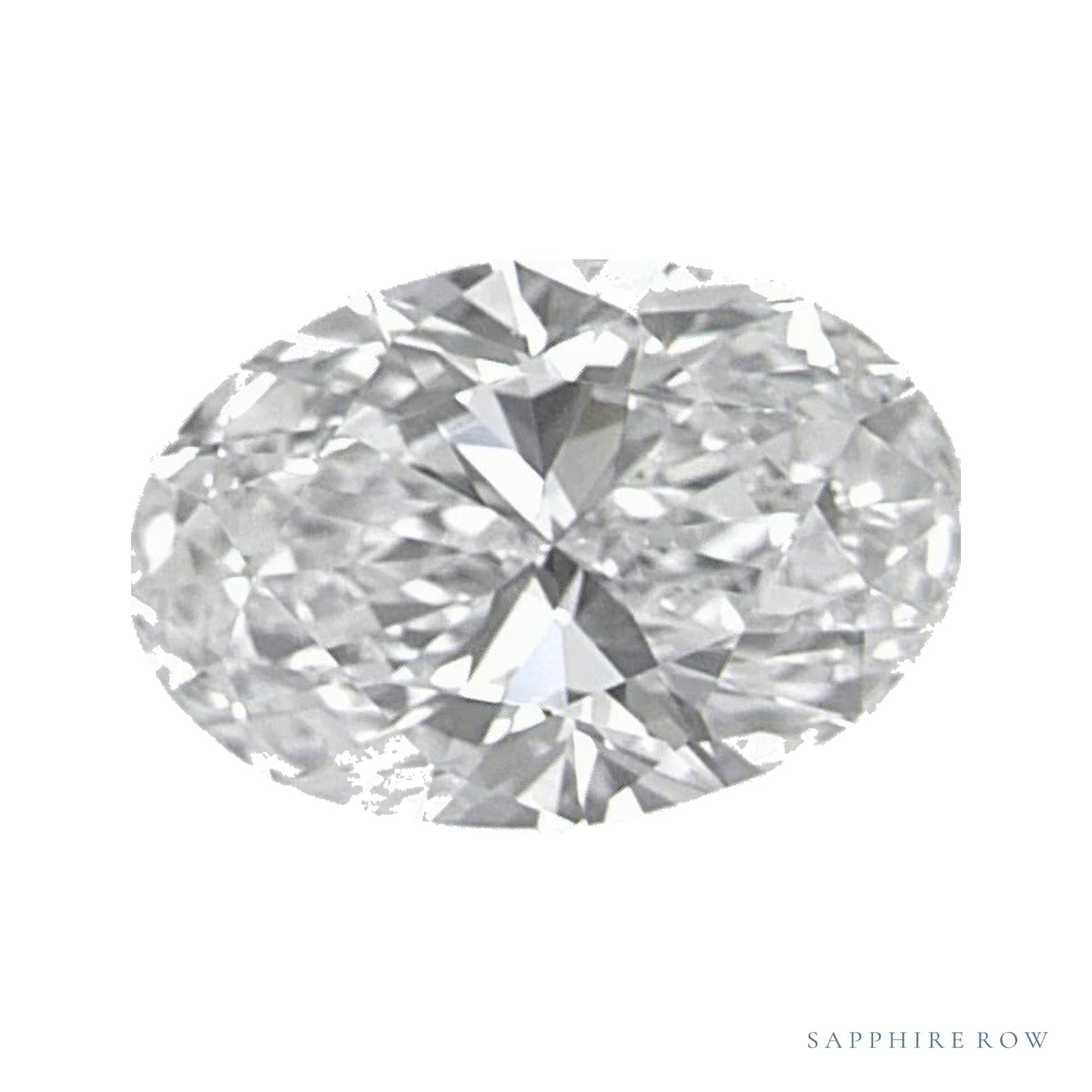 0.70 ct natural diamond, oval cut | Sapphire Row · cut4
