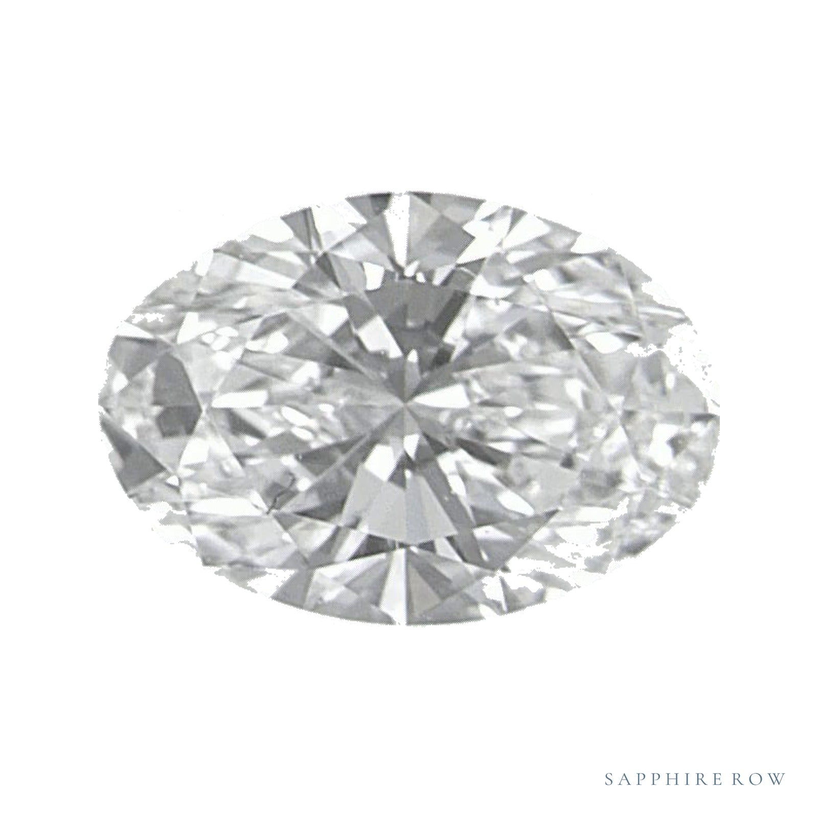 0.70 ct natural diamond, oval cut | Sapphire Row · cut4