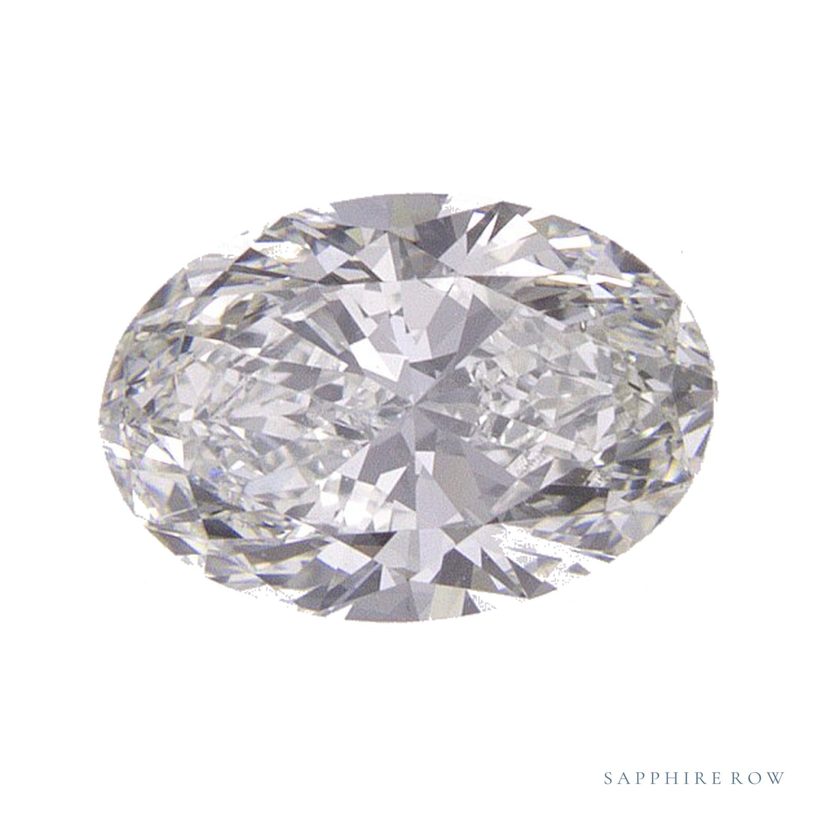 0.70 ct natural diamond, oval cut | Sapphire Row · cut4