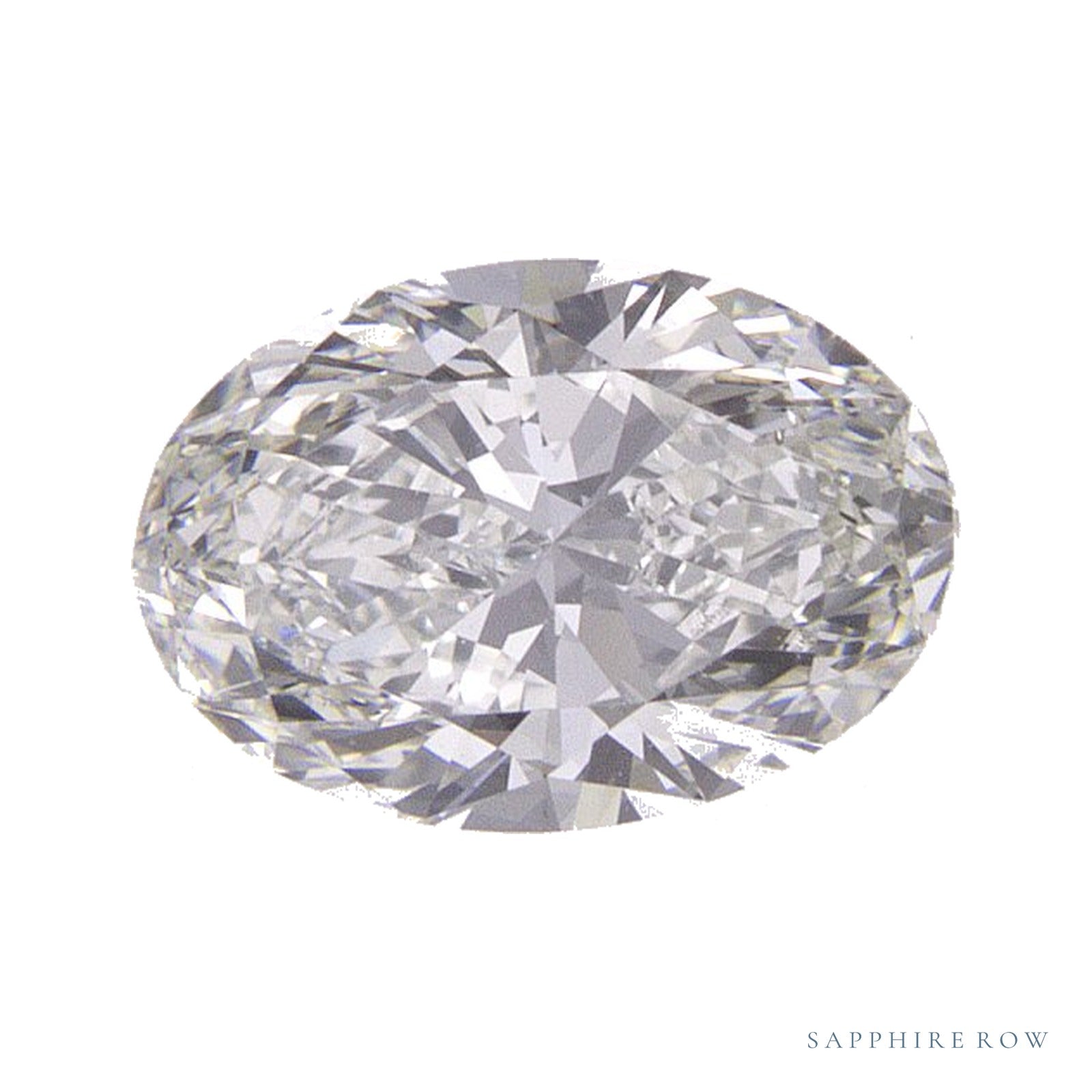 0.70 ct natural diamond, oval cut | Sapphire Row · cut4