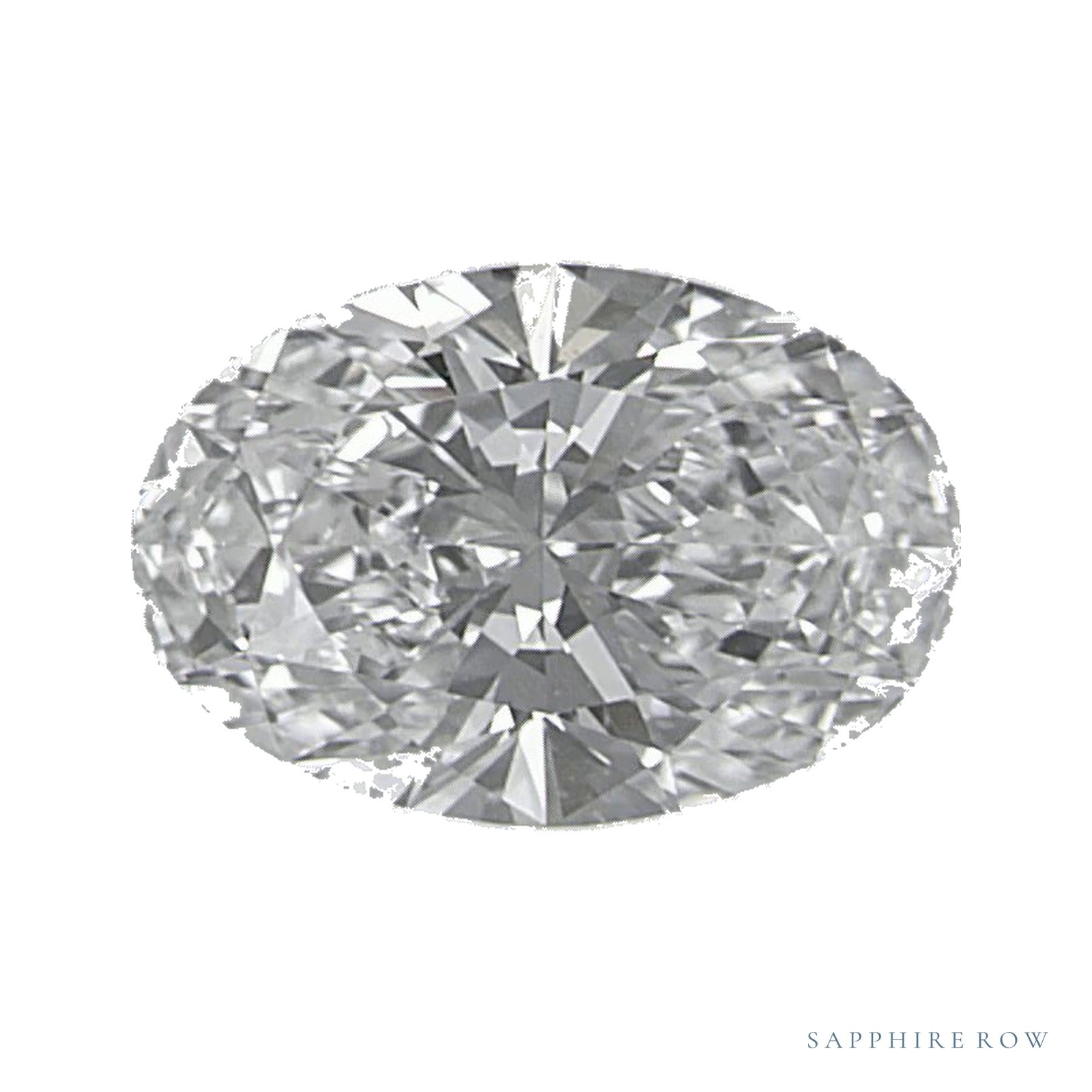 0.70 ct natural diamond, oval cut | Sapphire Row · cut4