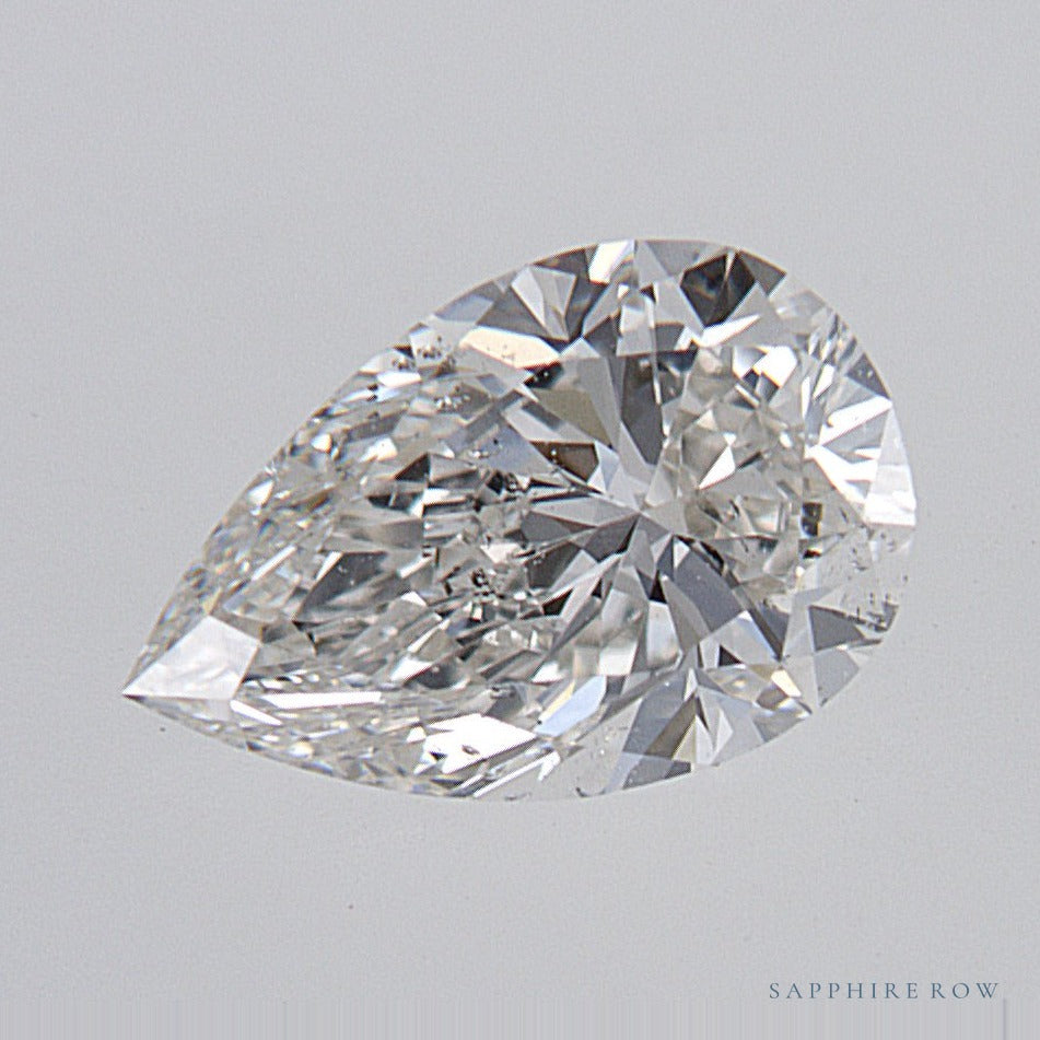 0.70 ct natural diamond, pear cut | Sapphire Row · cut7