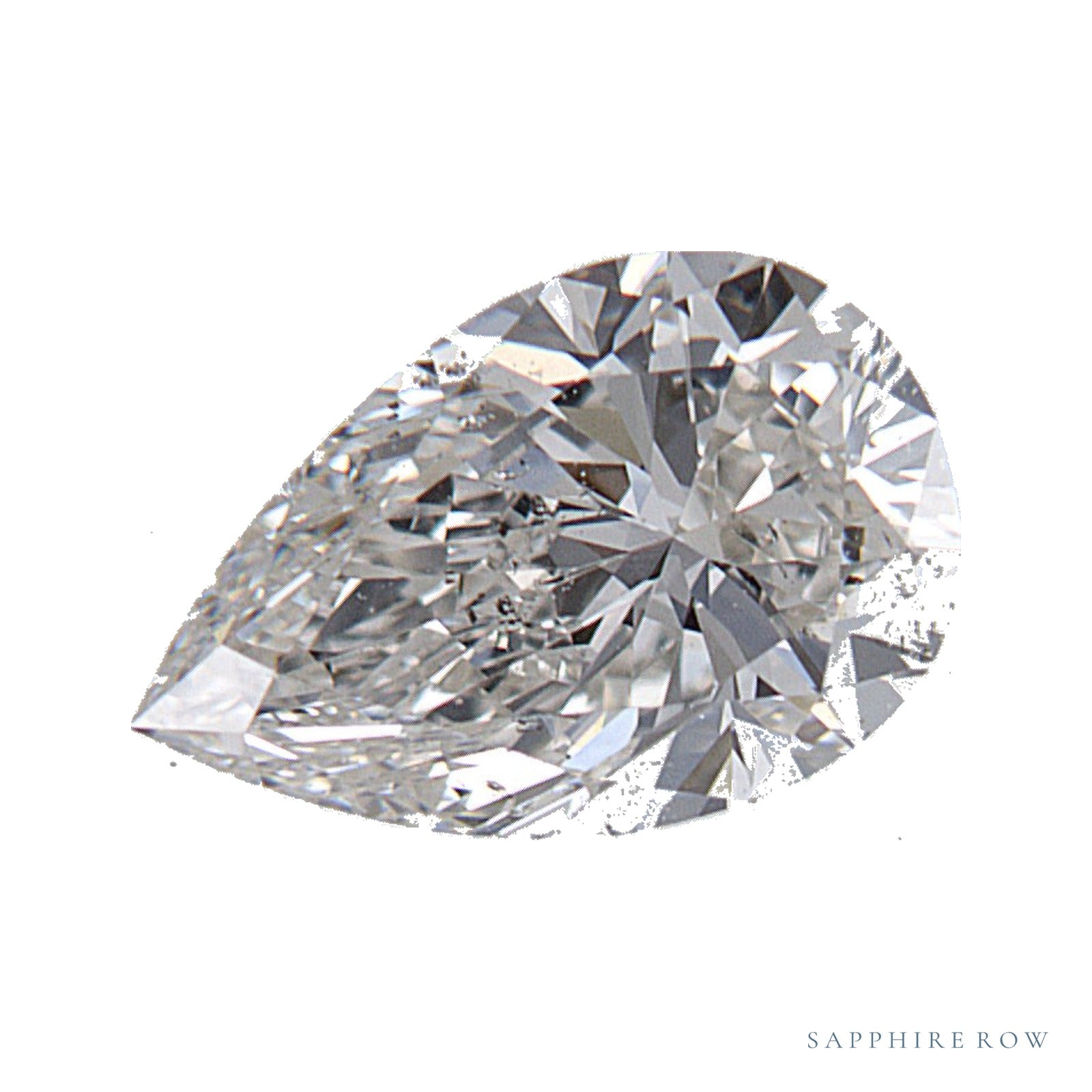 0.70 ct natural diamond, pear cut | Sapphire Row · cut4