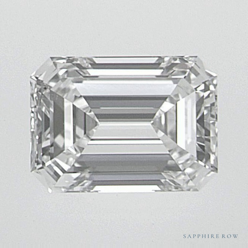 0.70 ct natural diamond, emerald cut | Sapphire Row · cut7