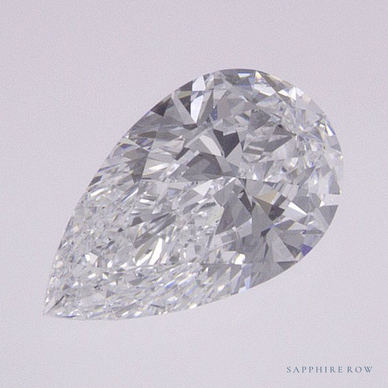0.70 ct natural diamond, pear cut | Sapphire Row · cut7