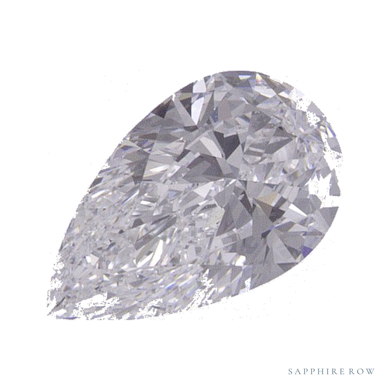 0.70 ct natural diamond, pear cut | Sapphire Row · cut4