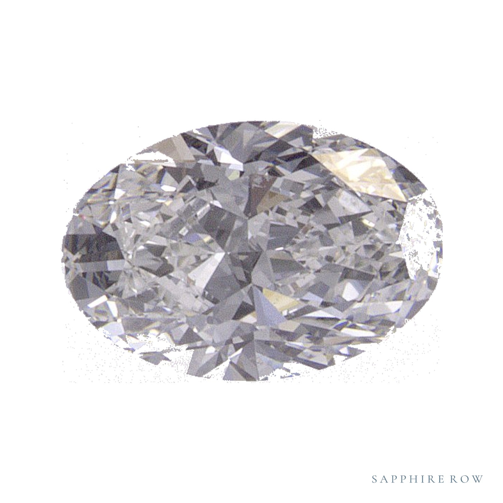 0.70 ct natural diamond, oval cut | Sapphire Row · cut4