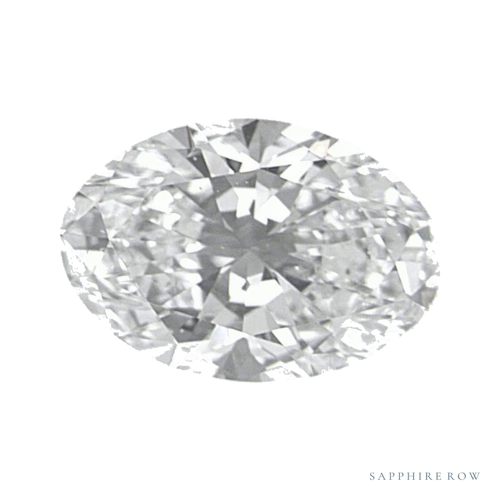 0.70 ct natural diamond, oval cut | Sapphire Row · cut4
