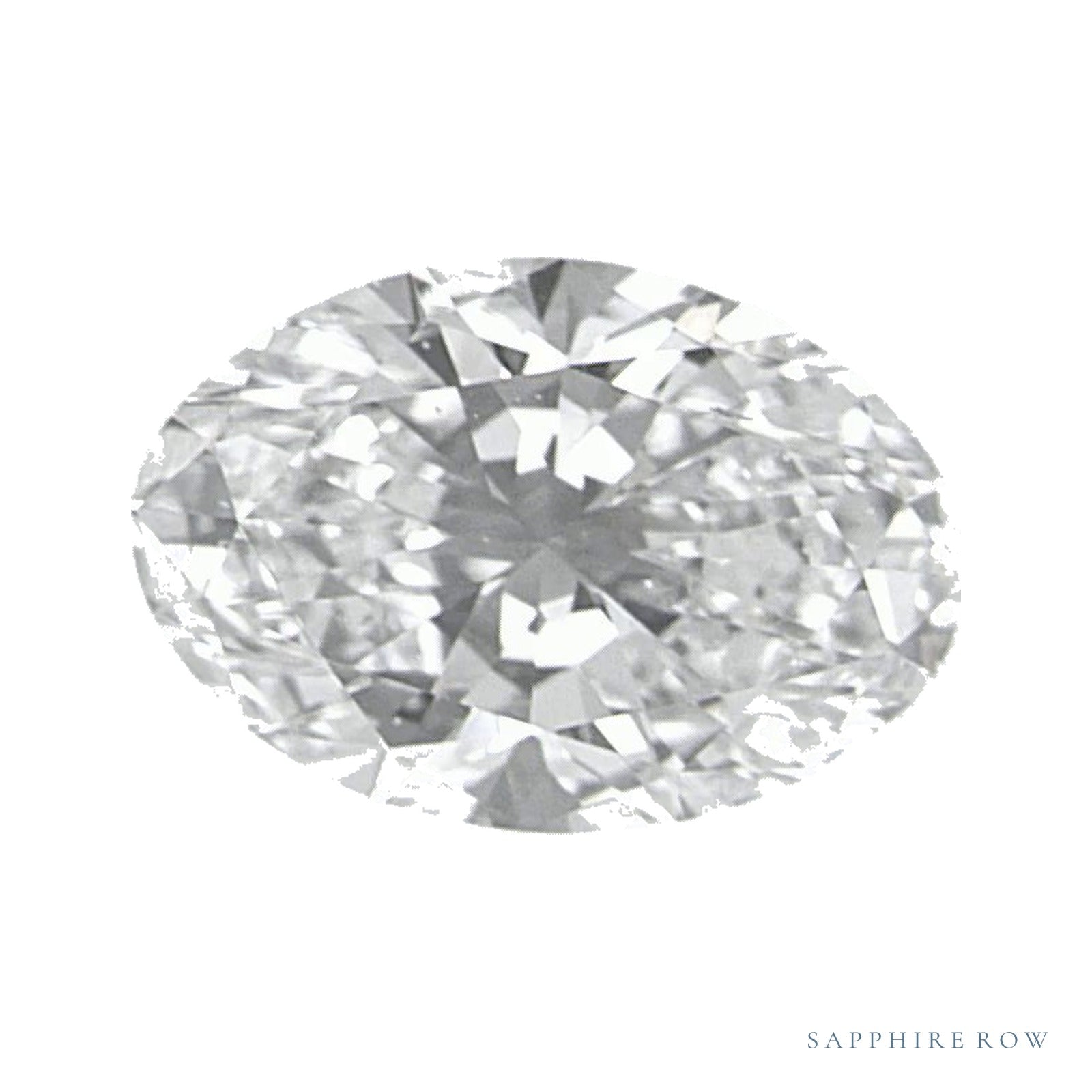 0.70 ct natural diamond, oval cut | Sapphire Row · cut4