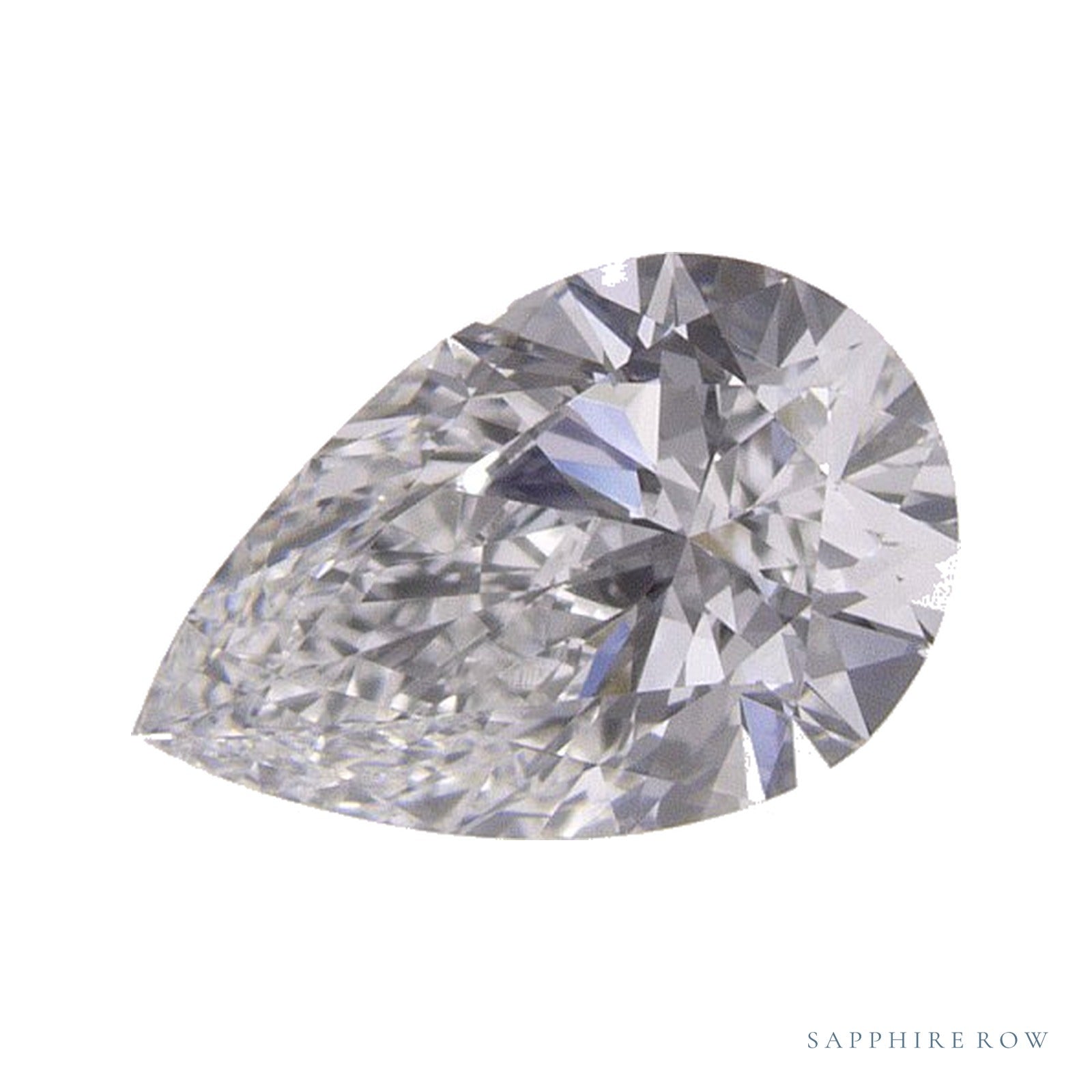 0.70 ct natural diamond, pear cut | Sapphire Row · cut4