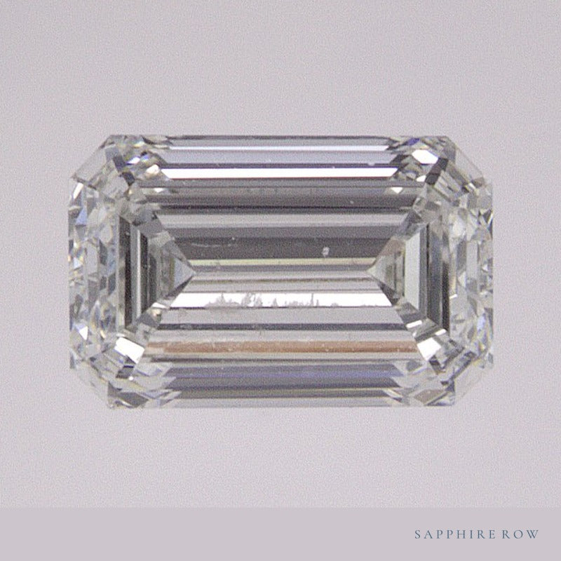 0.70 ct natural diamond, emerald cut | Sapphire Row · cut6