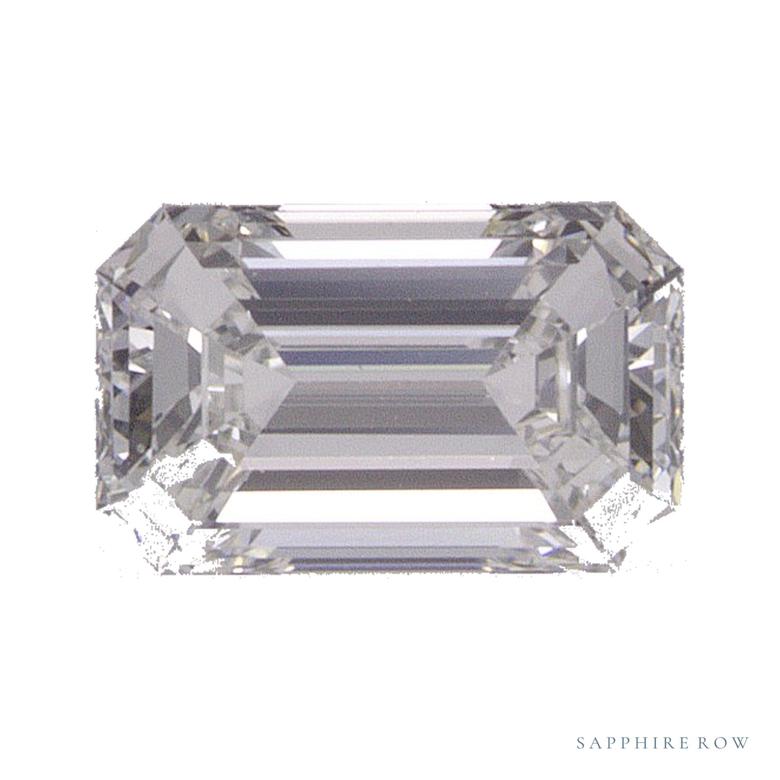 0.70 ct natural diamond, emerald cut | Sapphire Row · cut4