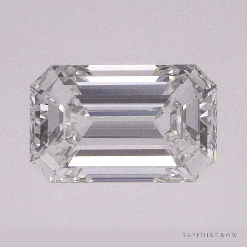 0.70 ct natural diamond, emerald cut | Sapphire Row · cut6