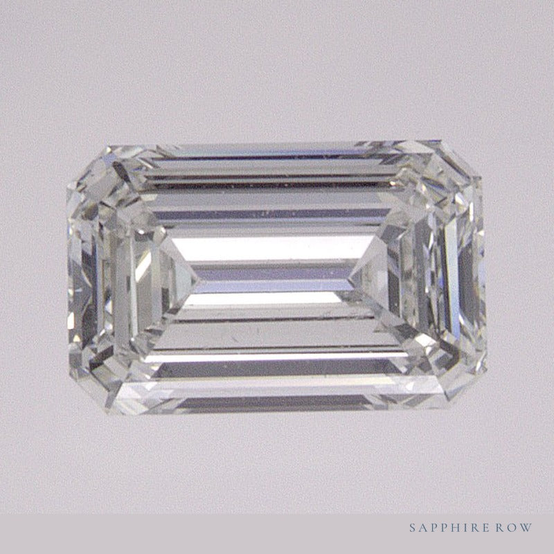 0.70 ct natural diamond, emerald cut | Sapphire Row · cut6