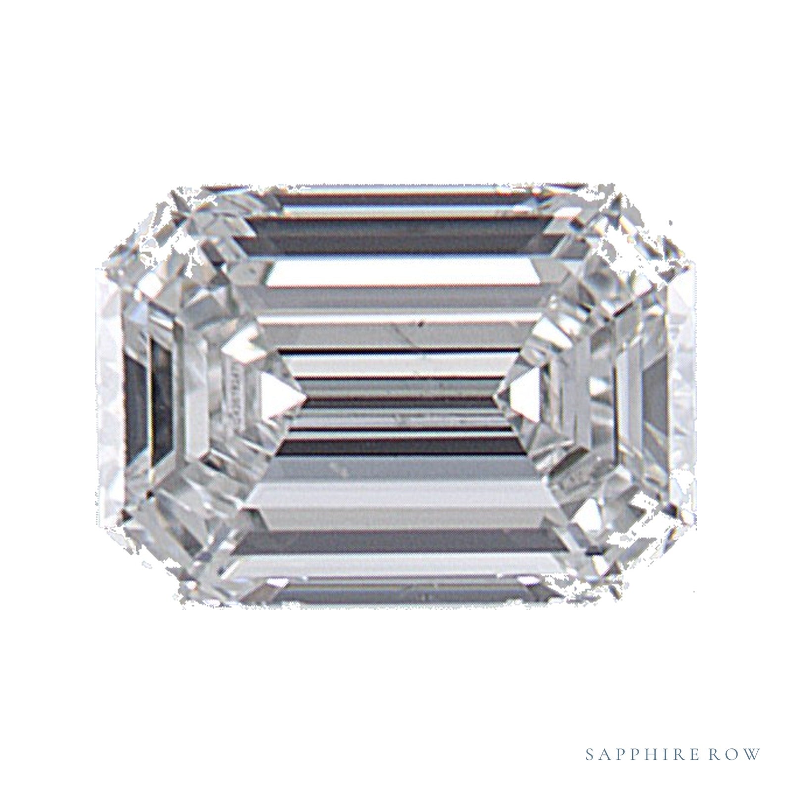 0.70 ct natural diamond, emerald cut | Sapphire Row · cut4
