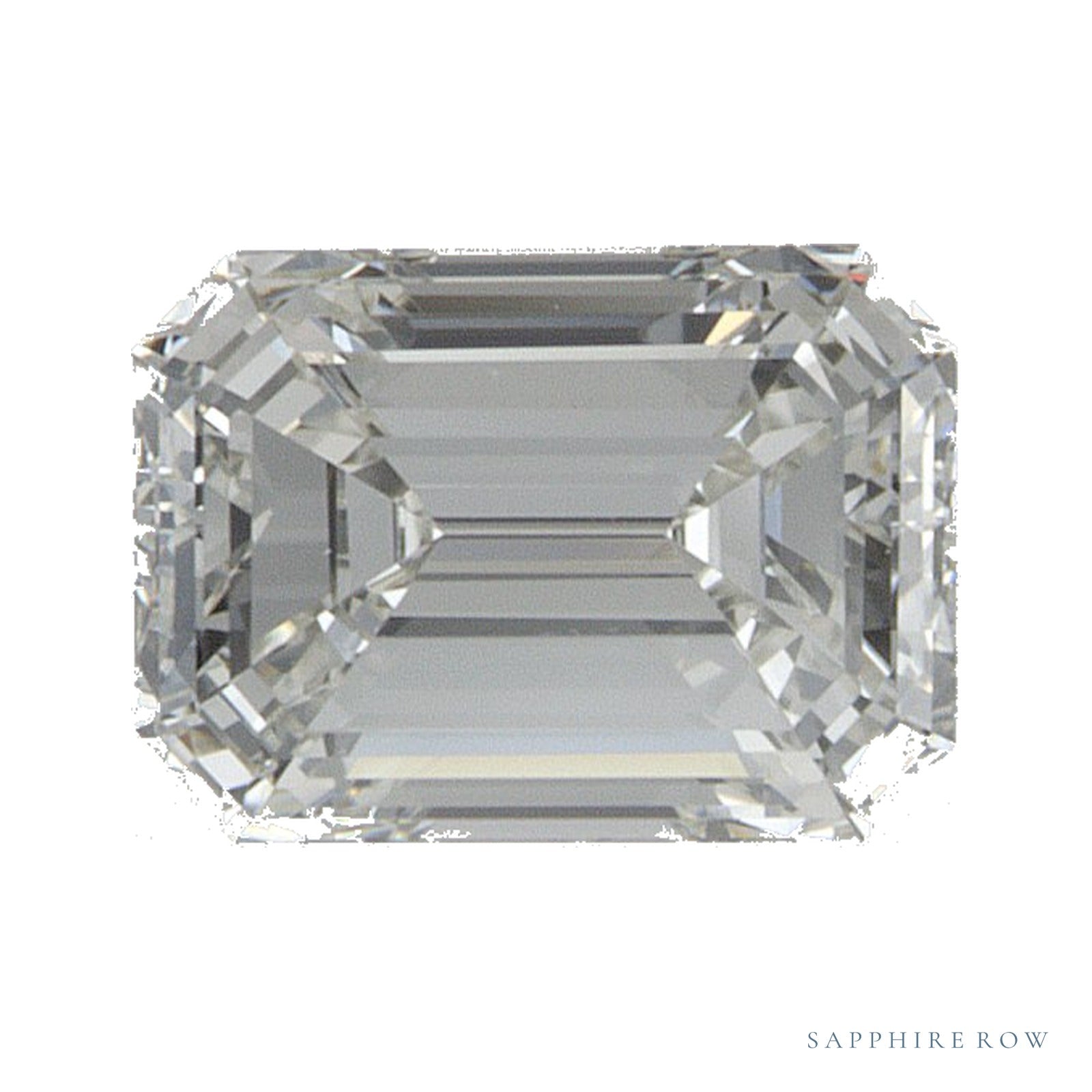 0.70 ct natural diamond, emerald cut | Sapphire Row · cut4