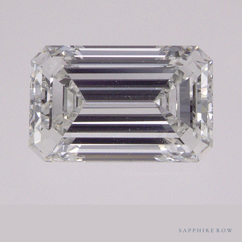 0.70 ct natural diamond, emerald cut | Sapphire Row · cut6