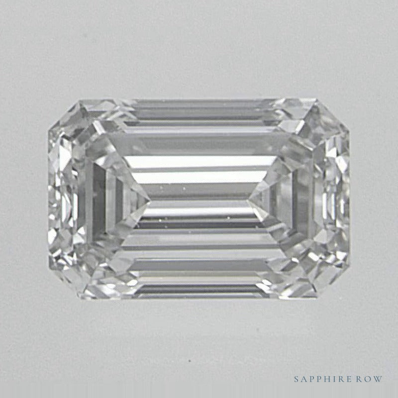 0.70 ct natural diamond, emerald cut | Sapphire Row · cut7