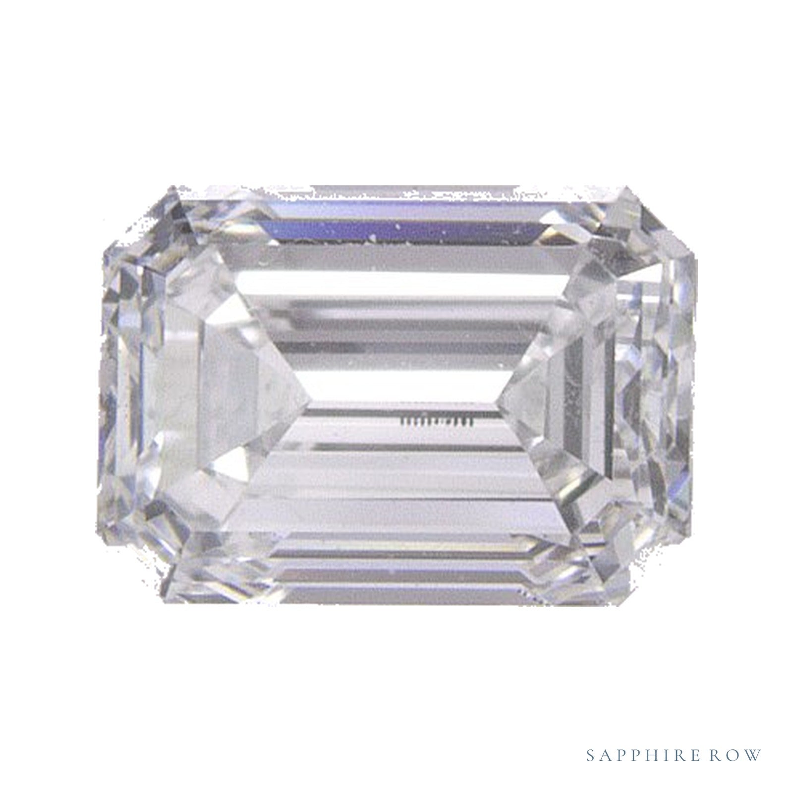 0.70 ct natural diamond, emerald cut | Sapphire Row · cut4